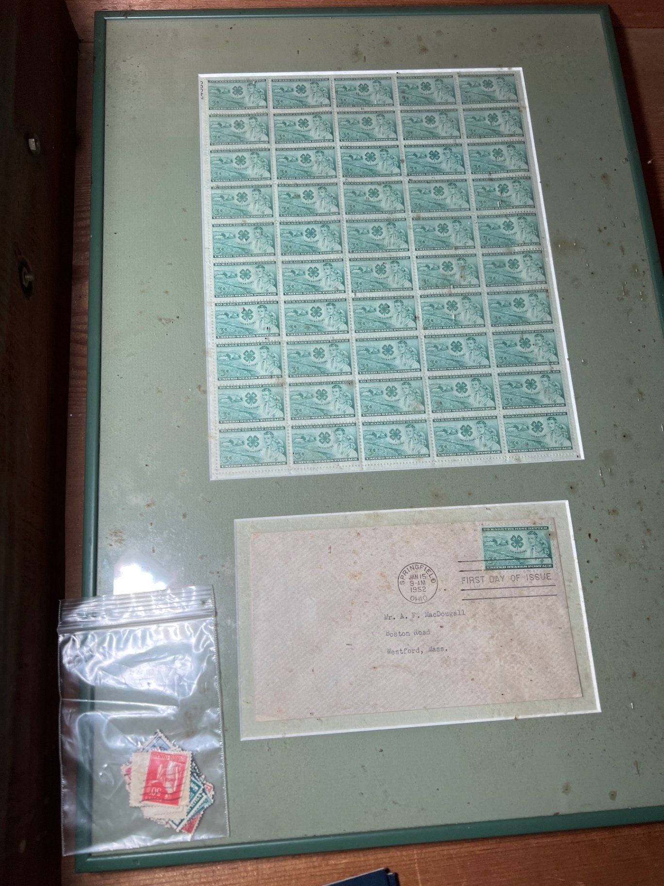 Lincoln Memorial Cent Collection with stamps and documents - image 9 of 9