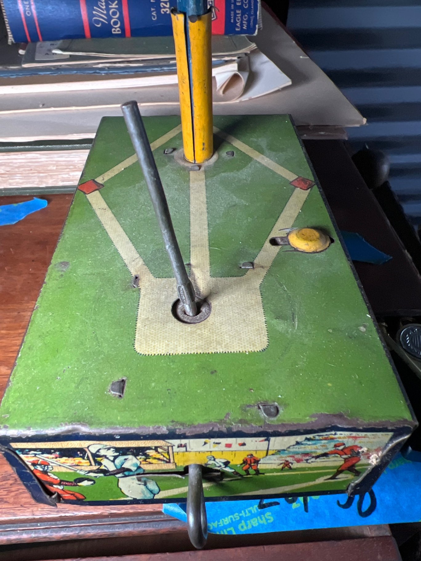 Home Run King vintage tabletop baseball game with coin-operated components - image 5 of 7
