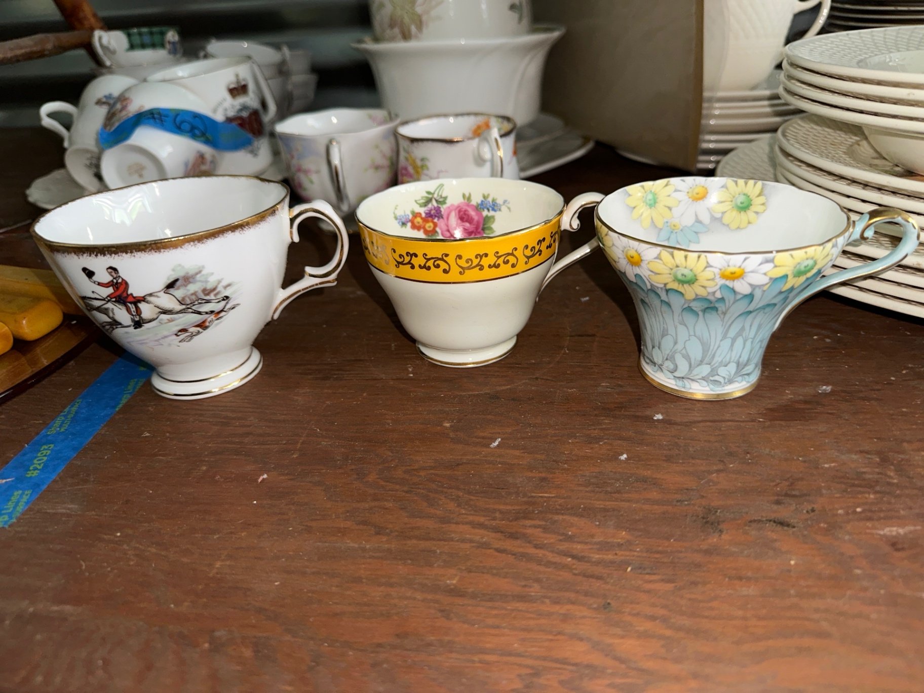 Porcelain serveware, canister, teacups  - image 13 of 13