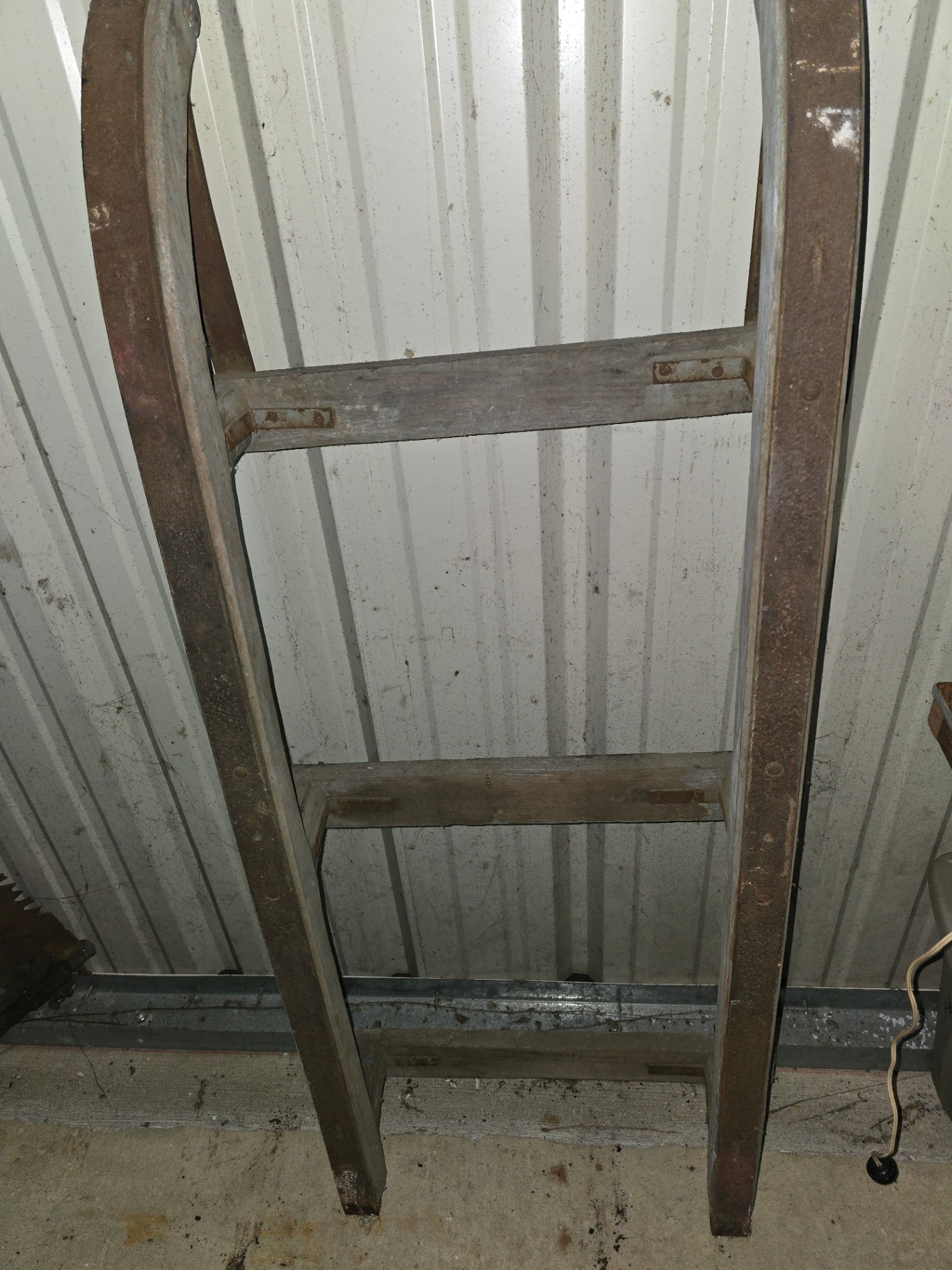 Antique Rustic Wooden Sled - image 2 of 12