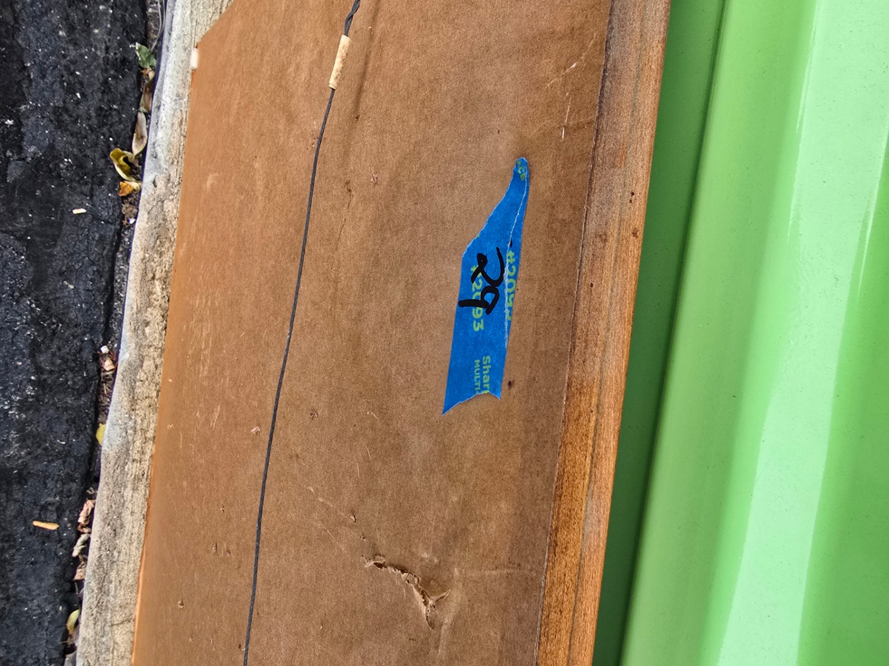 Framed blue bird artwork - image 8 of 8