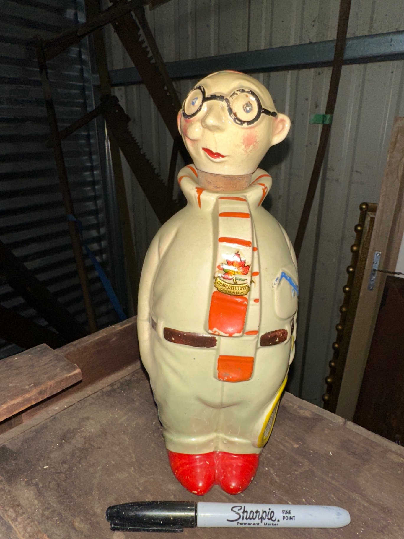 Vintage bottles, ceramic figurine  - image 5 of 9