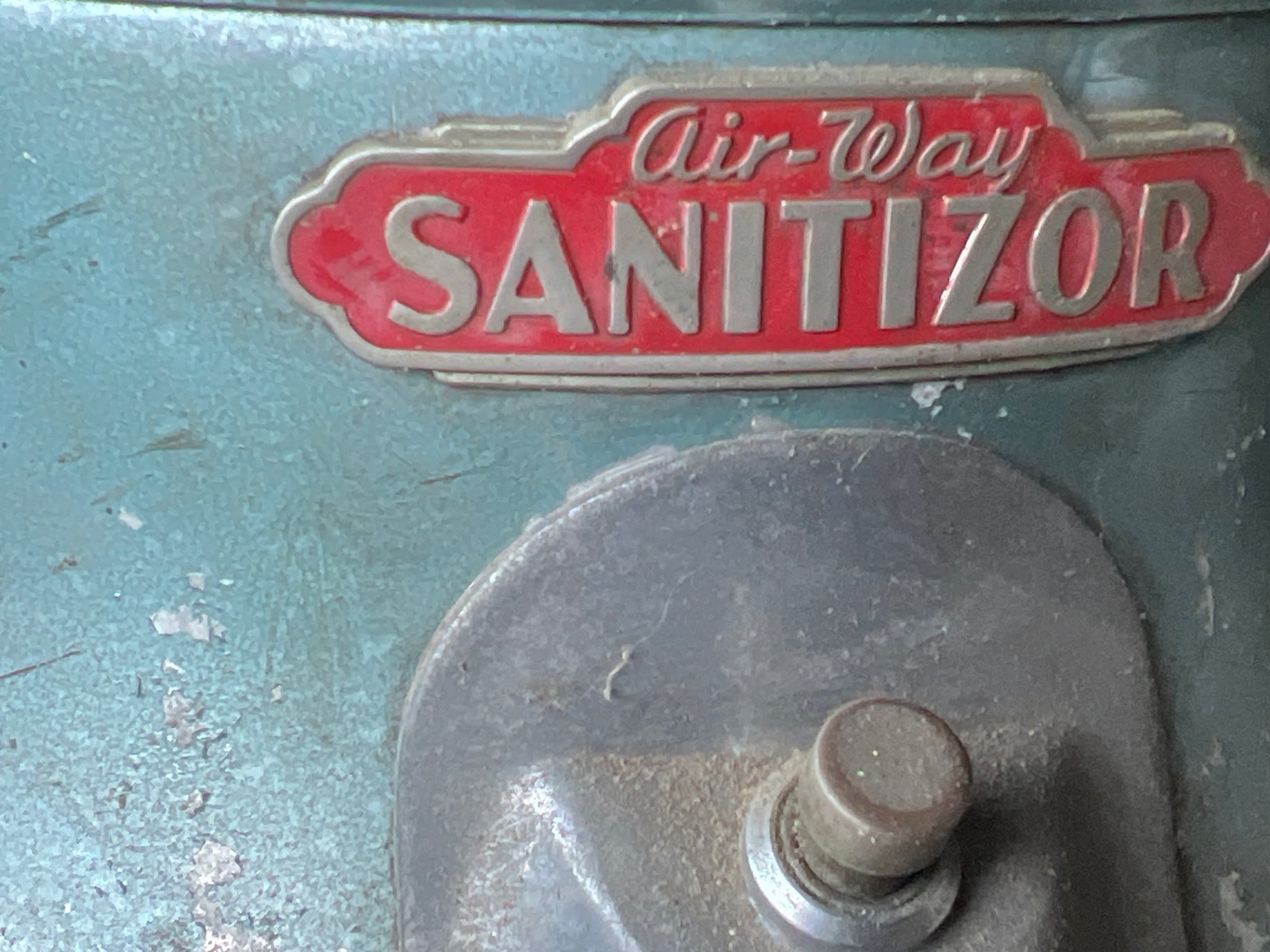 Vintage vacuum cleaner, rusted cylinder, and vintage books - image 6 of 6