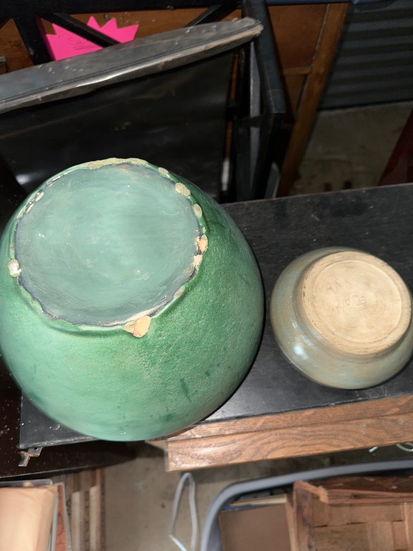 Ceramic planters, bases  - image 5 of 5
