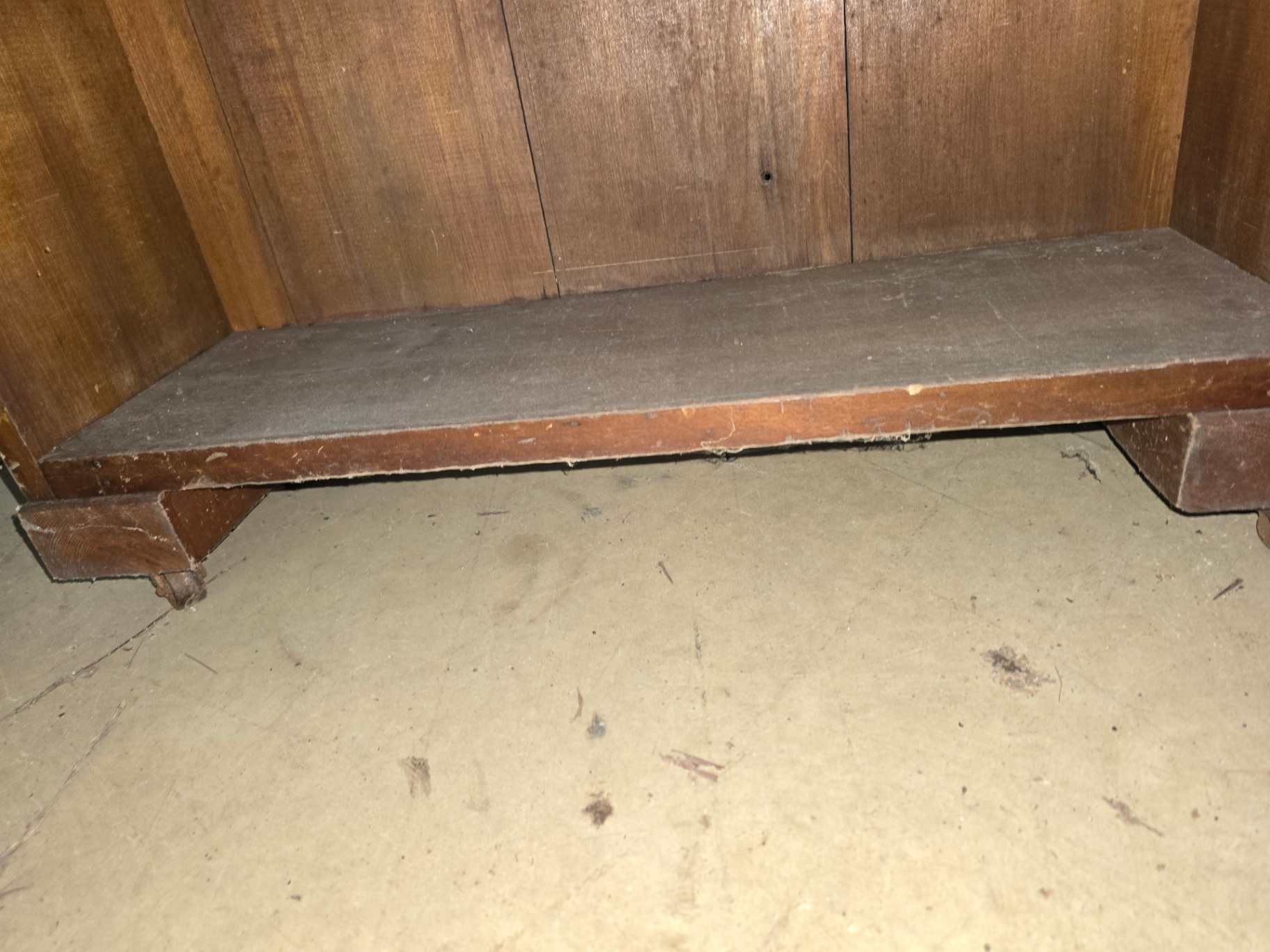 Wooden shelf cabinet with multiple shelves - image 5 of 17