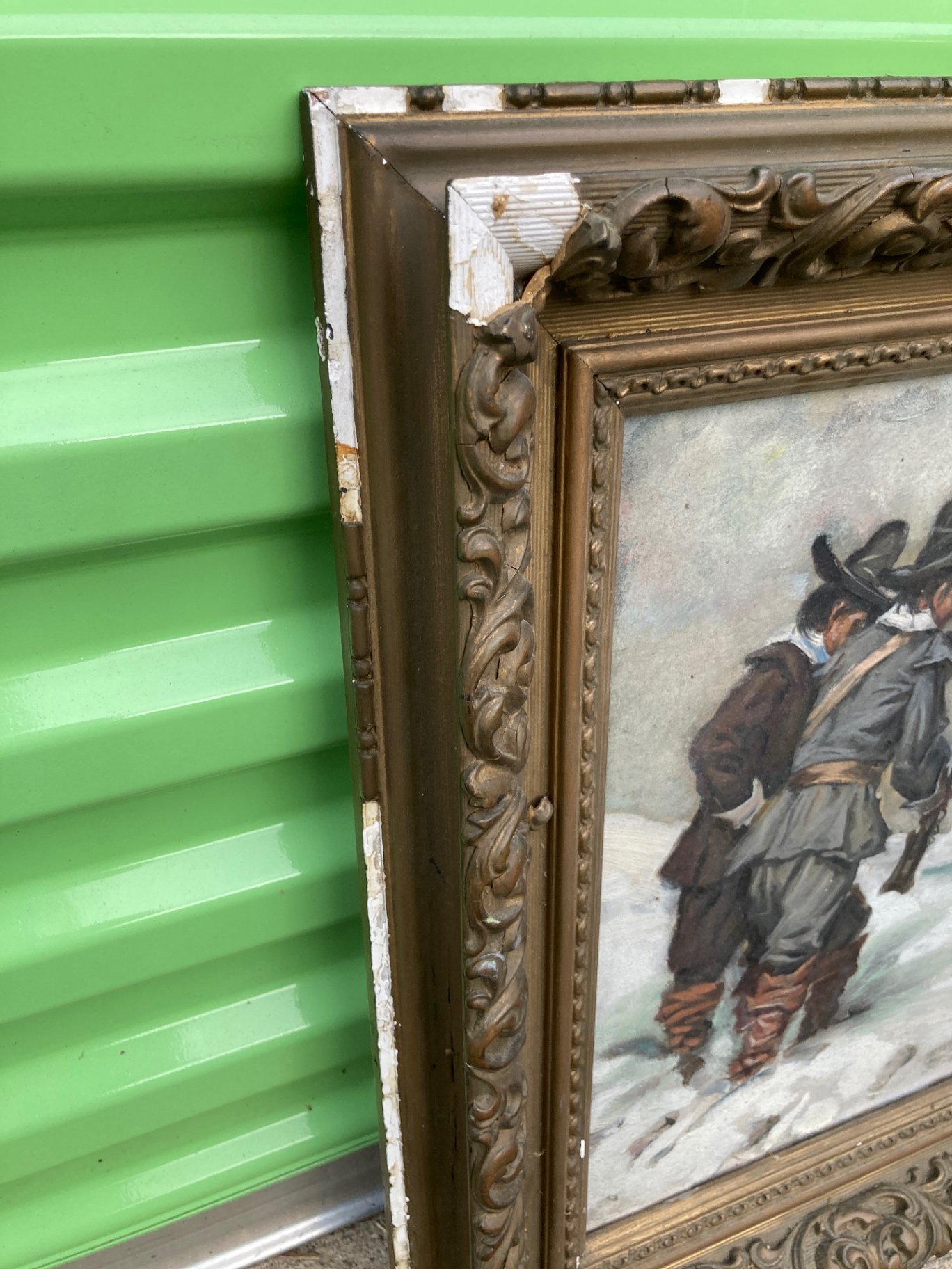 Collection of Framed Landscape and Figure Paintings - image 8 of 13