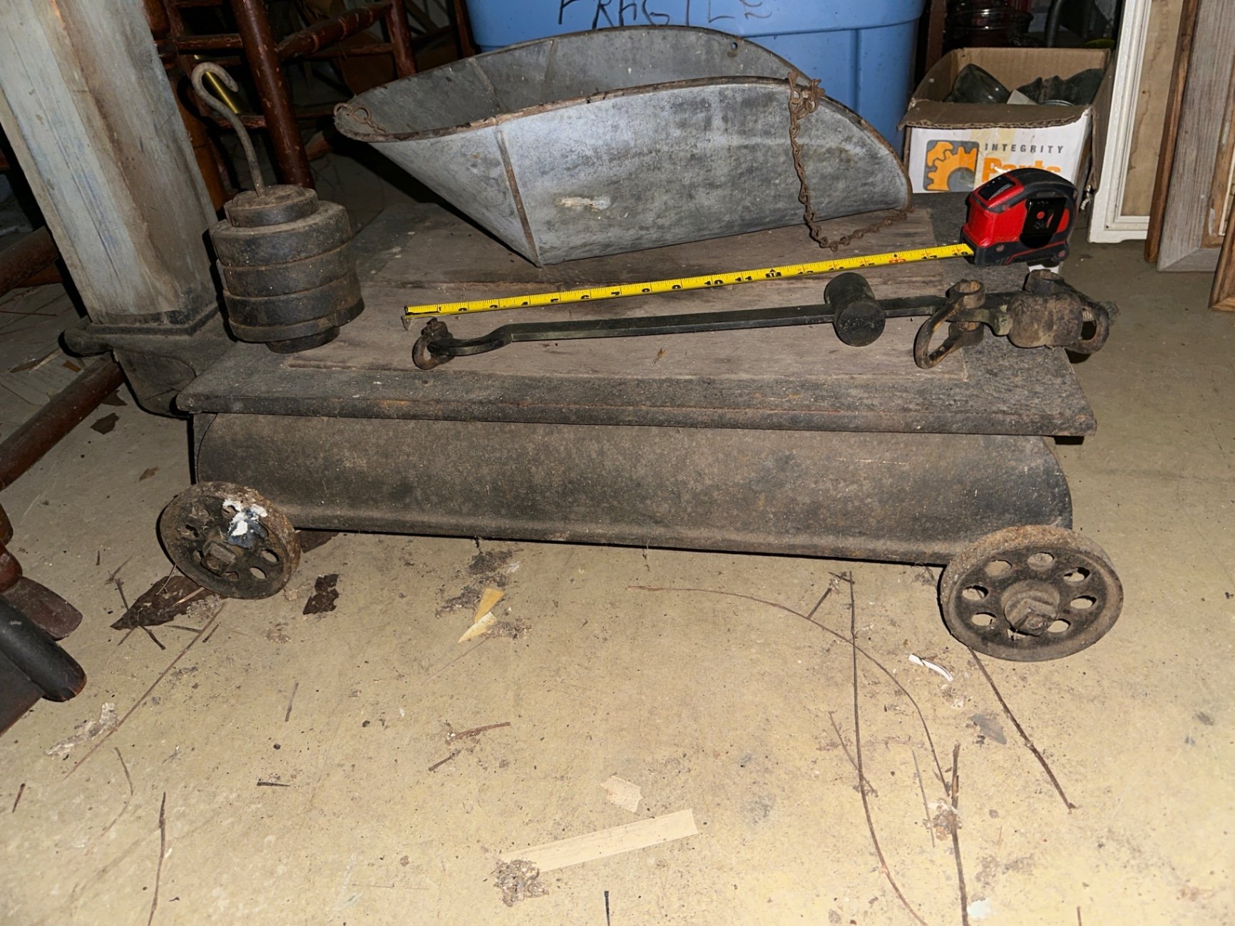 Antique Portland Scale with Weights - image 8 of 27