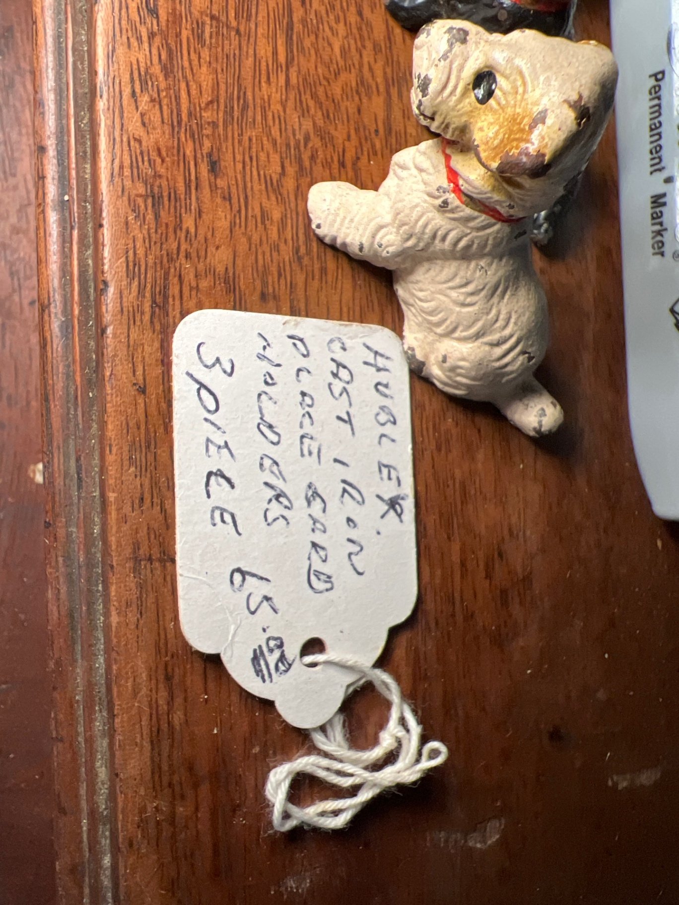 Three small dog figurines with collars - image 4 of 5