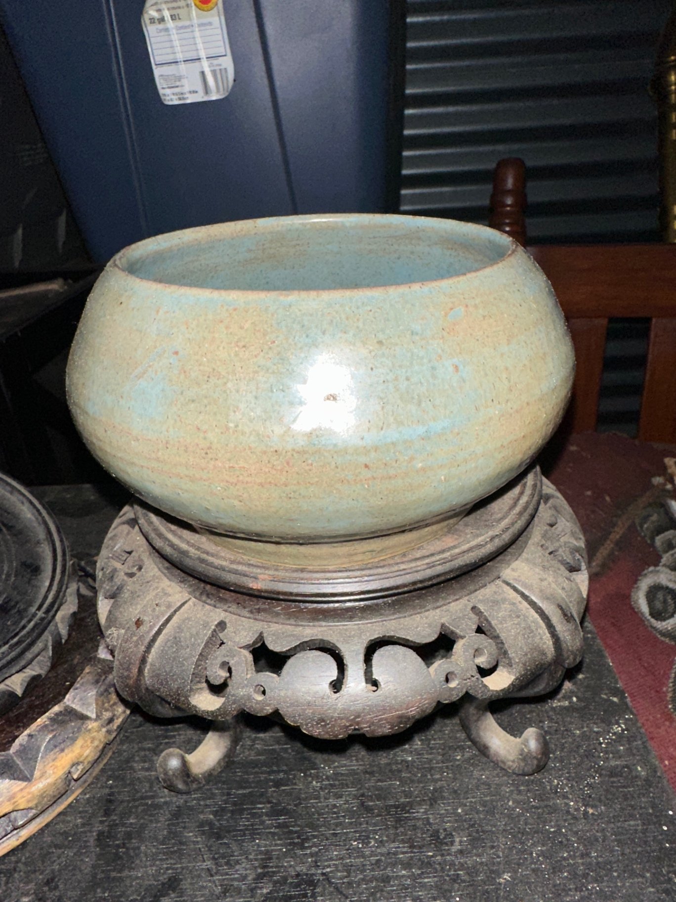 Ceramic planters, bases  - image 3 of 5
