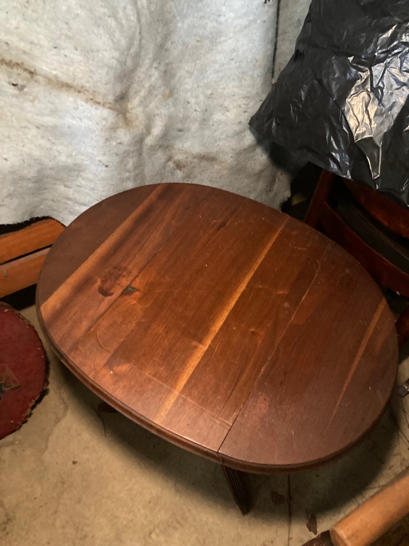 Round pedestal table, wicker barrel hamper, and circular justice-themed rug - image 6 of 14
