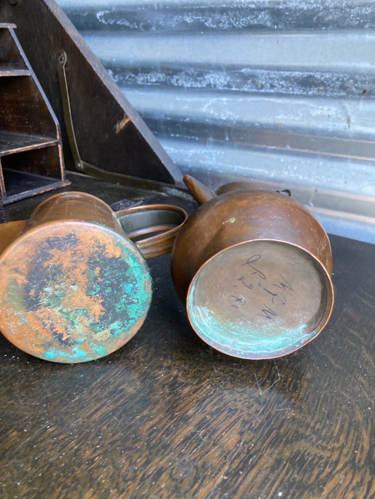 Assorted Vintage Brass and Iron Metalware - image 7 of 19