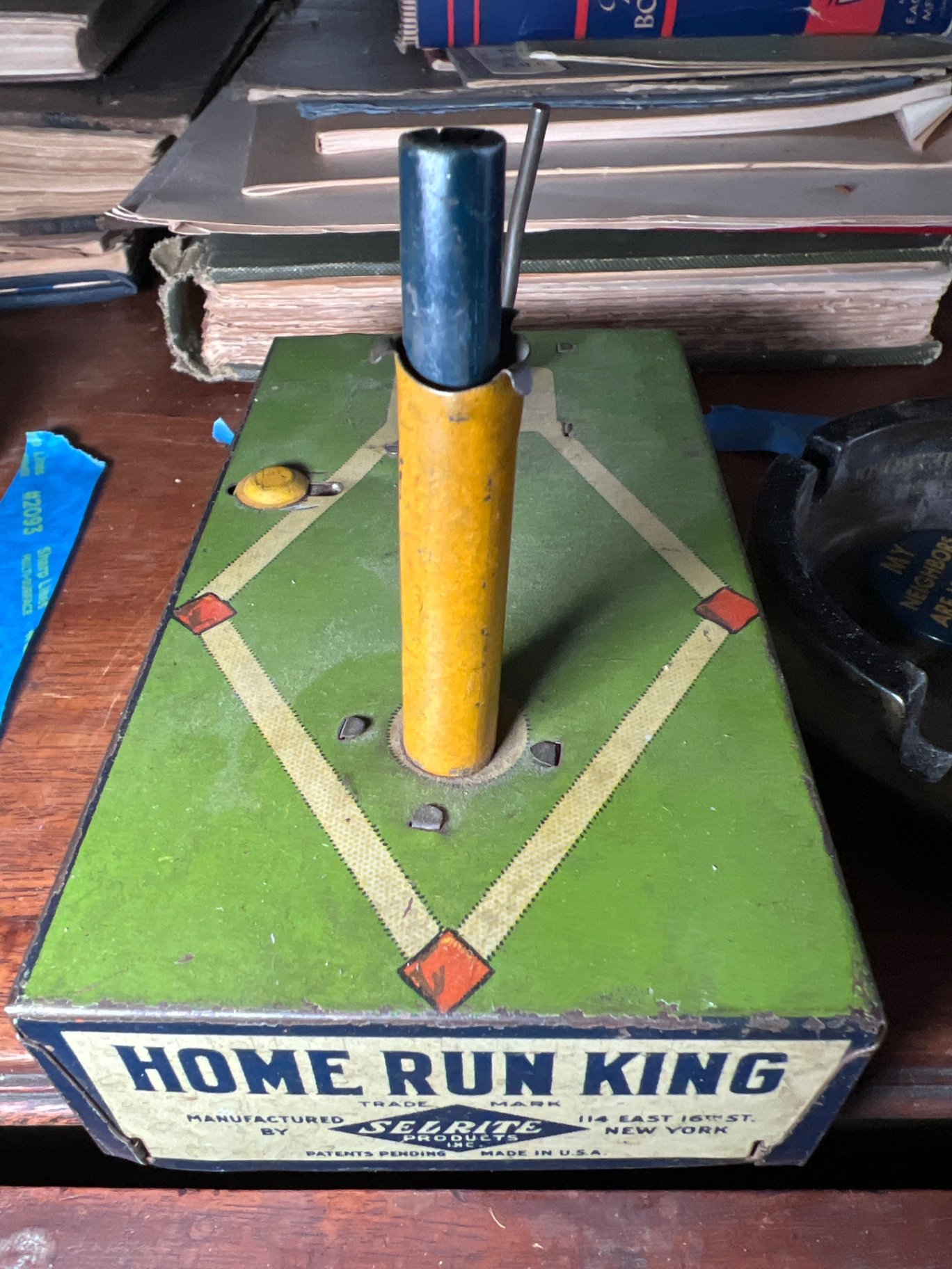 Home Run King vintage tabletop baseball game with coin-operated components - image 4 of 7