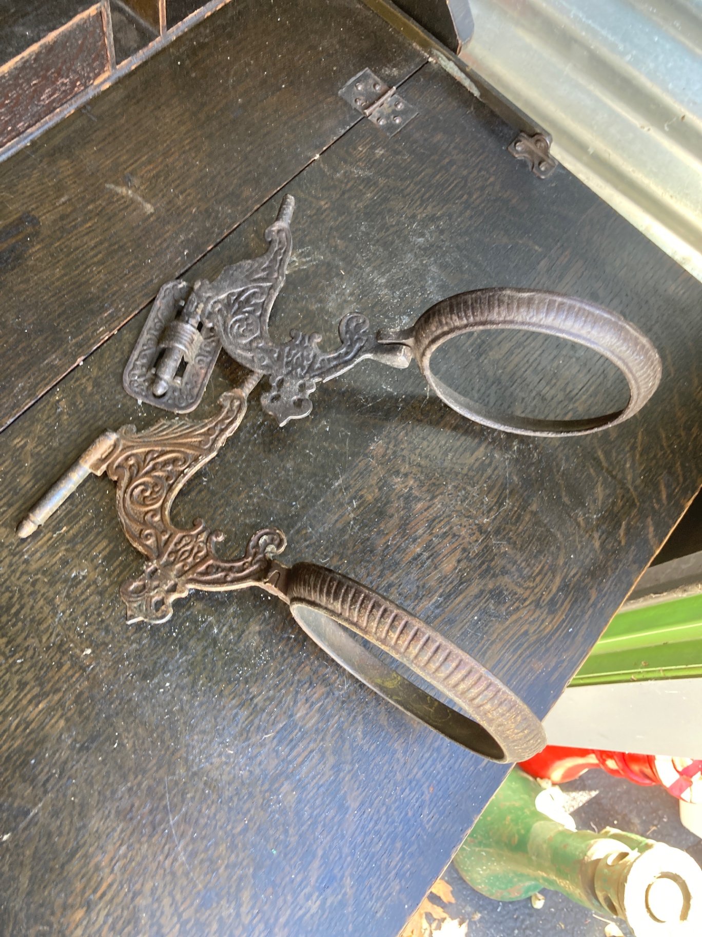 Assorted Vintage Brass and Iron Metalware - image 2 of 19