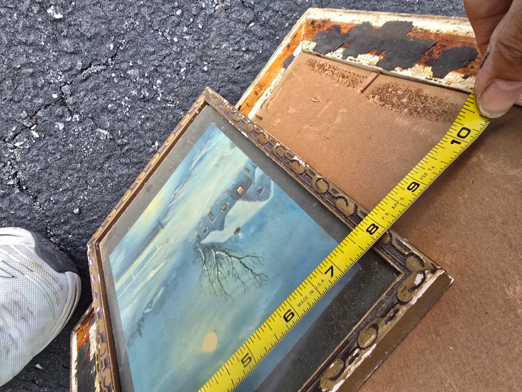 Pair of landscape paintings in ornate gilt frames - image 2 of 16
