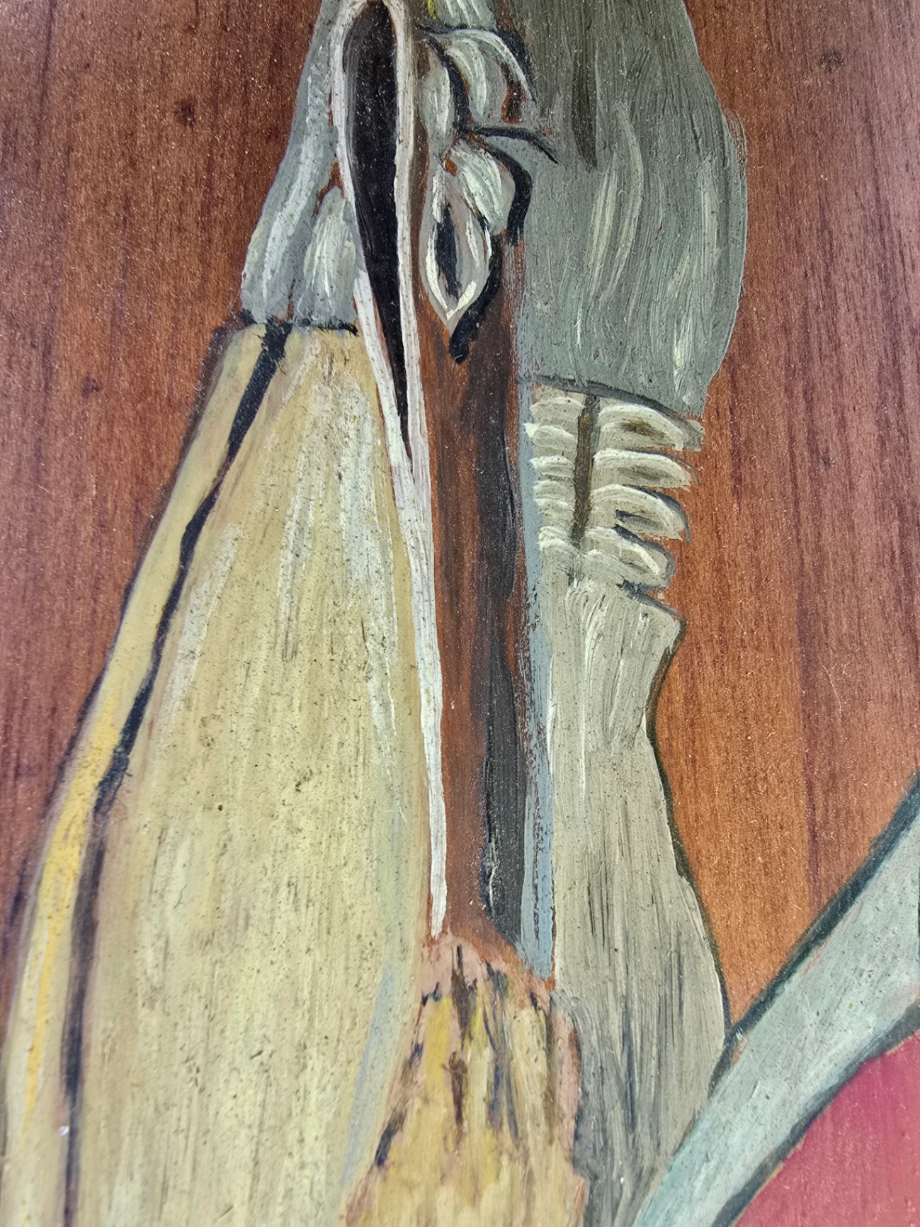 Four wooden panels with 18th‑century soldier illustrations - image 7 of 12