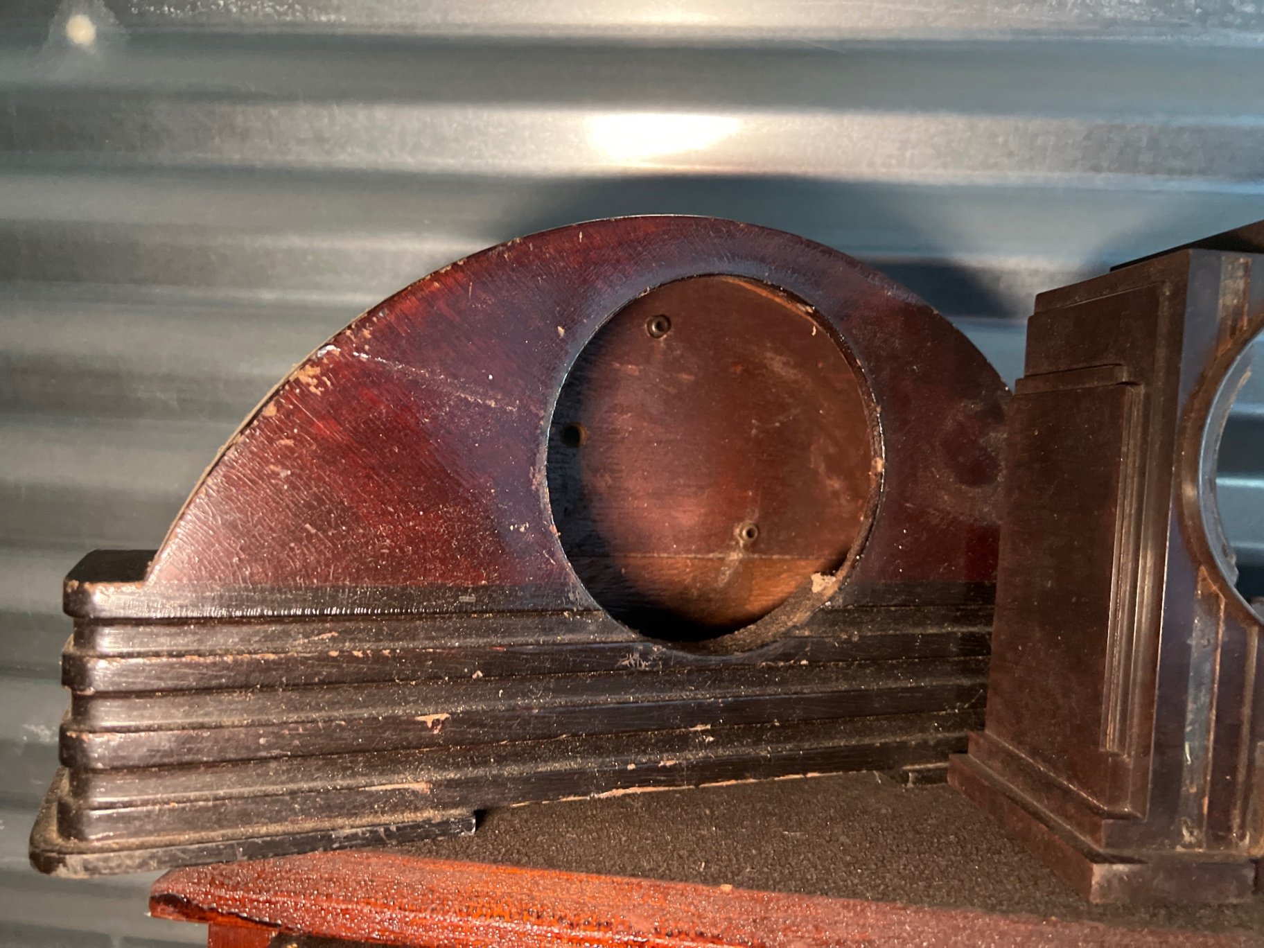 Vintage Telechron/GE clock components and decorative disk - image 7 of 8