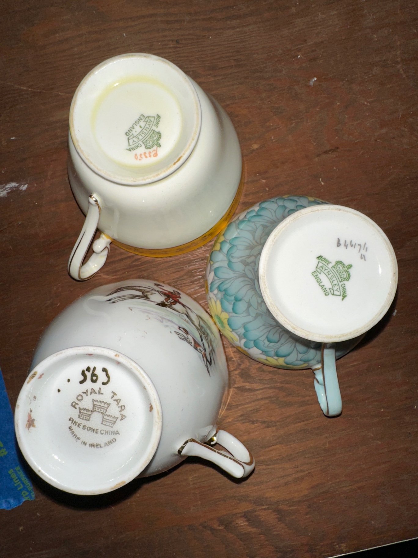 Porcelain serveware, canister, teacups  - image 12 of 13