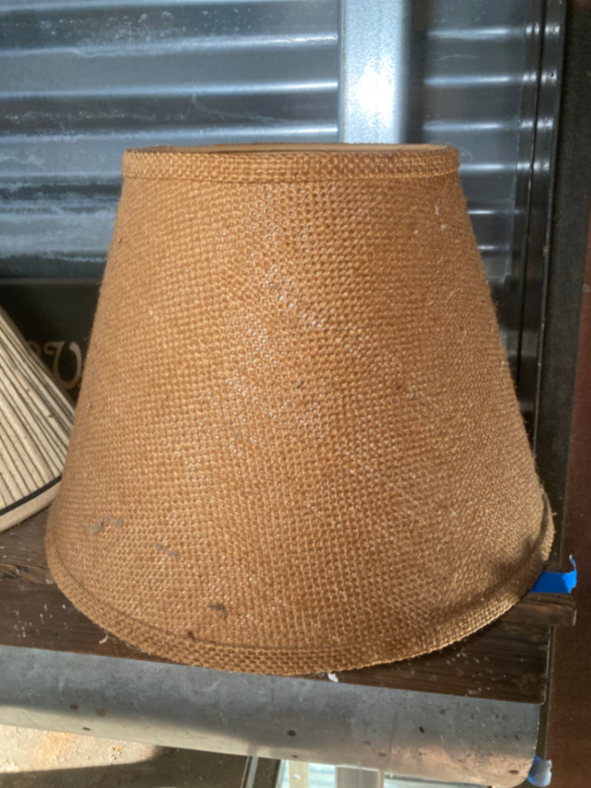 Assorted lamp shades and ceramic lamp base - image 7 of 7