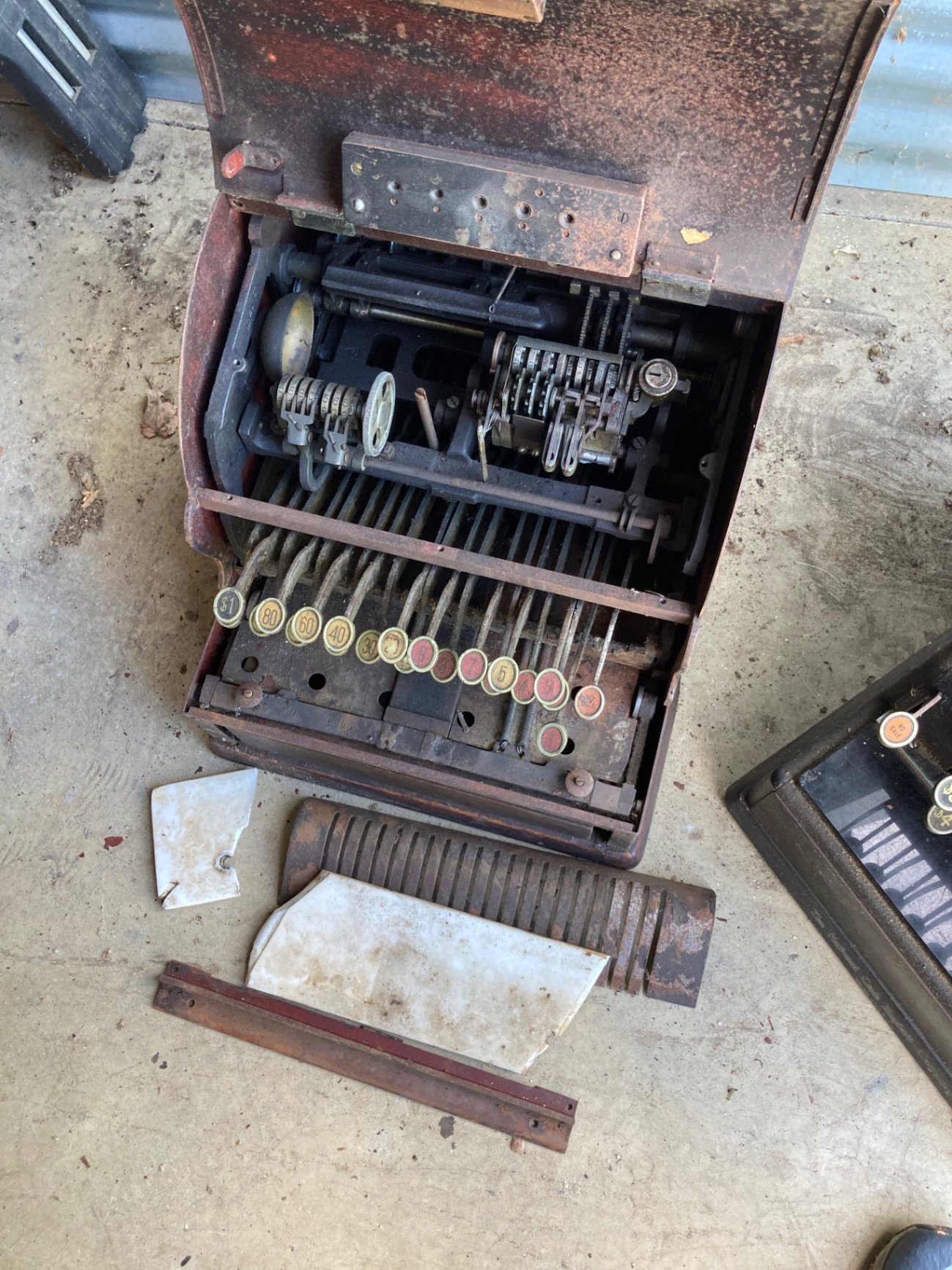 Two Vintage National Cash Registers - image 12 of 13