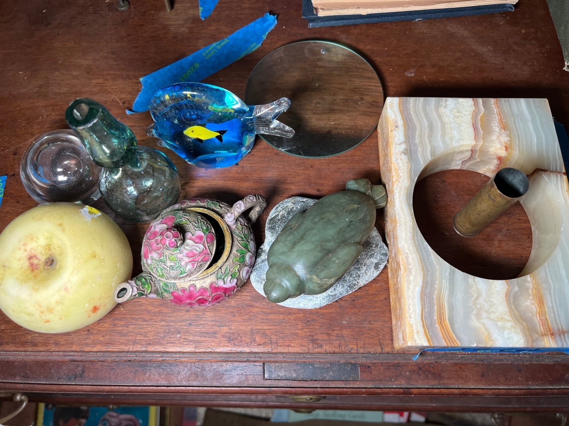 Assorted Decorative Glass, Ceramic and Stone Objects - image 1 of 6
