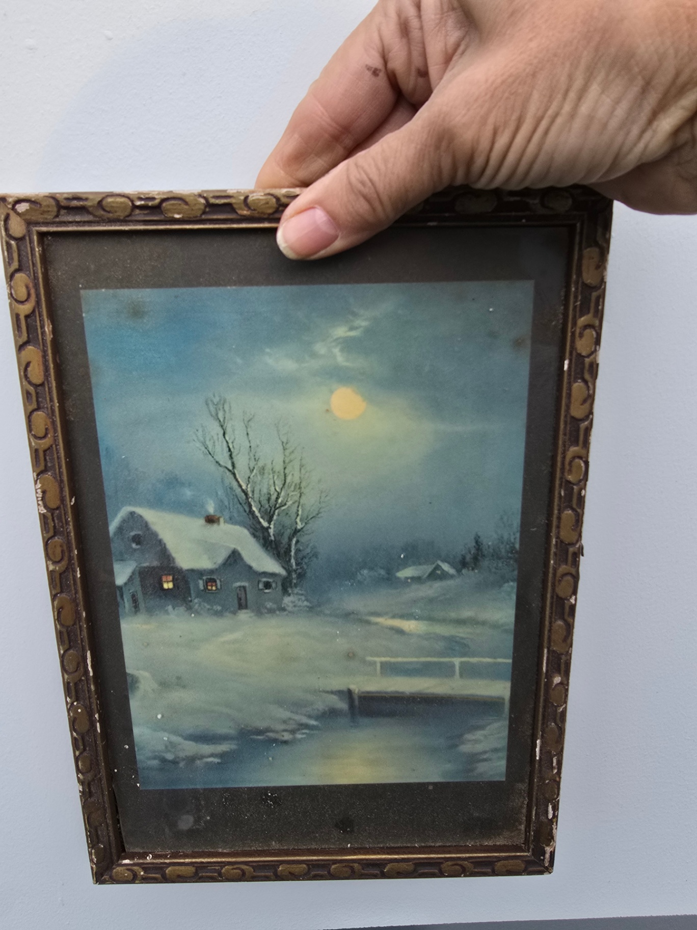 Pair of landscape paintings in ornate gilt frames - image 8 of 16