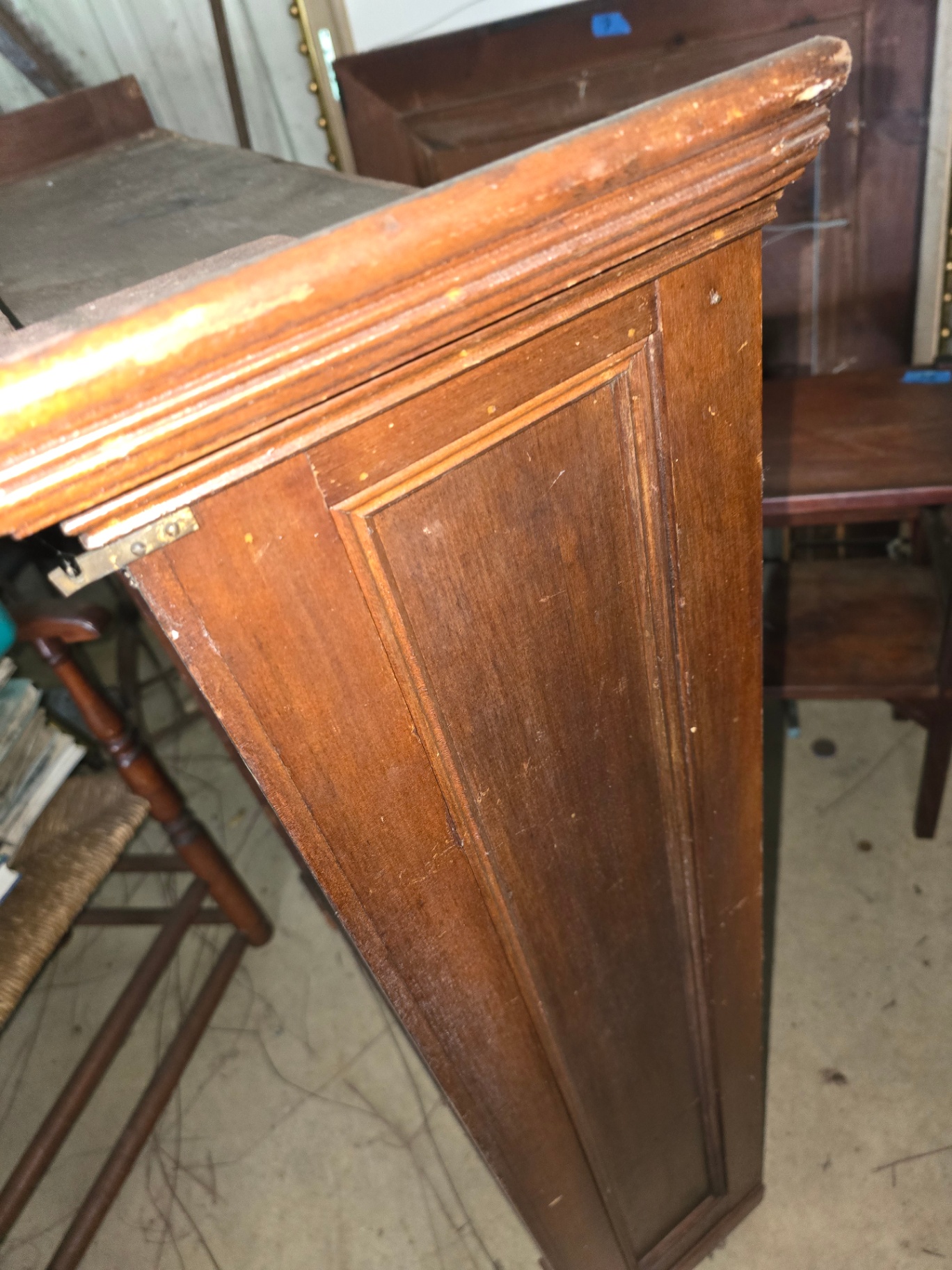 Wooden shelf cabinet with multiple shelves - image 11 of 17