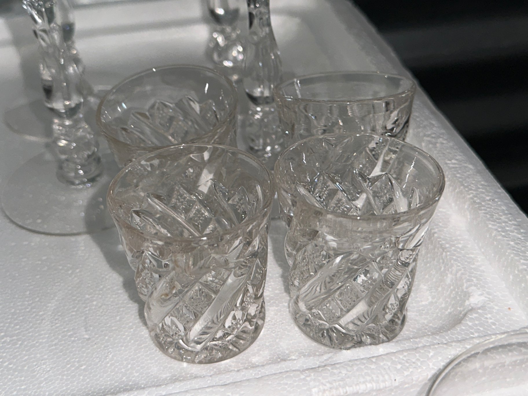 Crystal etched glassware and more  - image 3 of 6