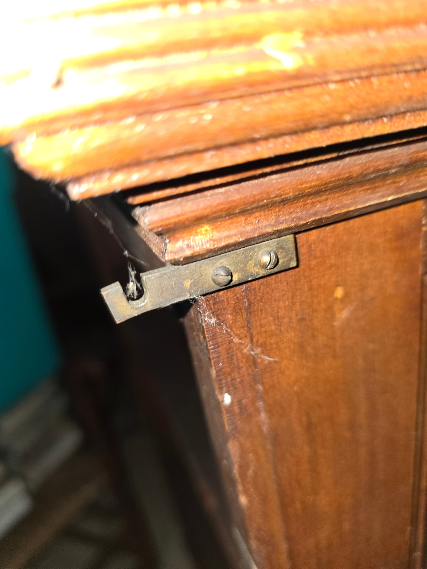 Wooden shelf cabinet with multiple shelves - image 10 of 17