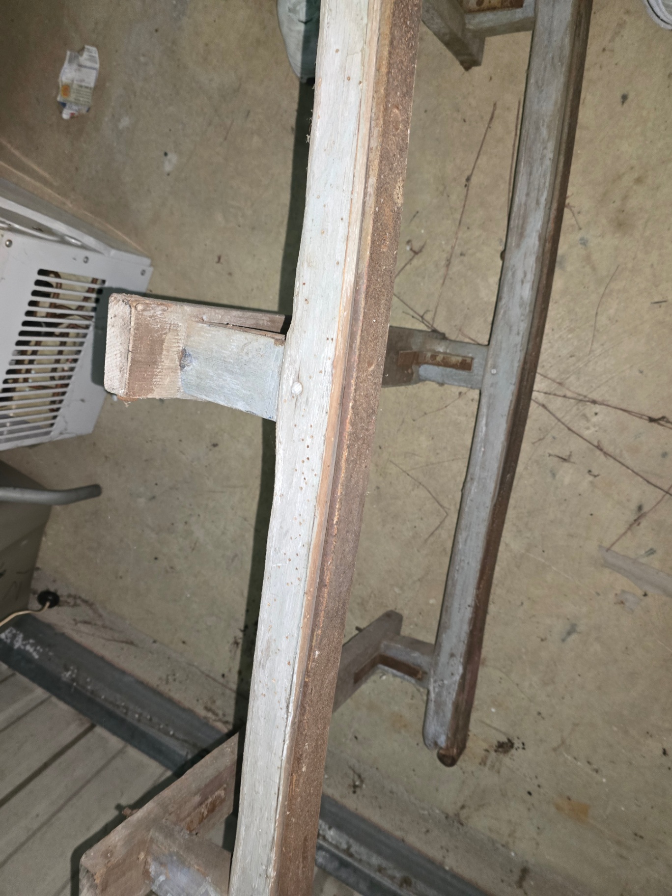 Antique Rustic Wooden Sled - image 8 of 12