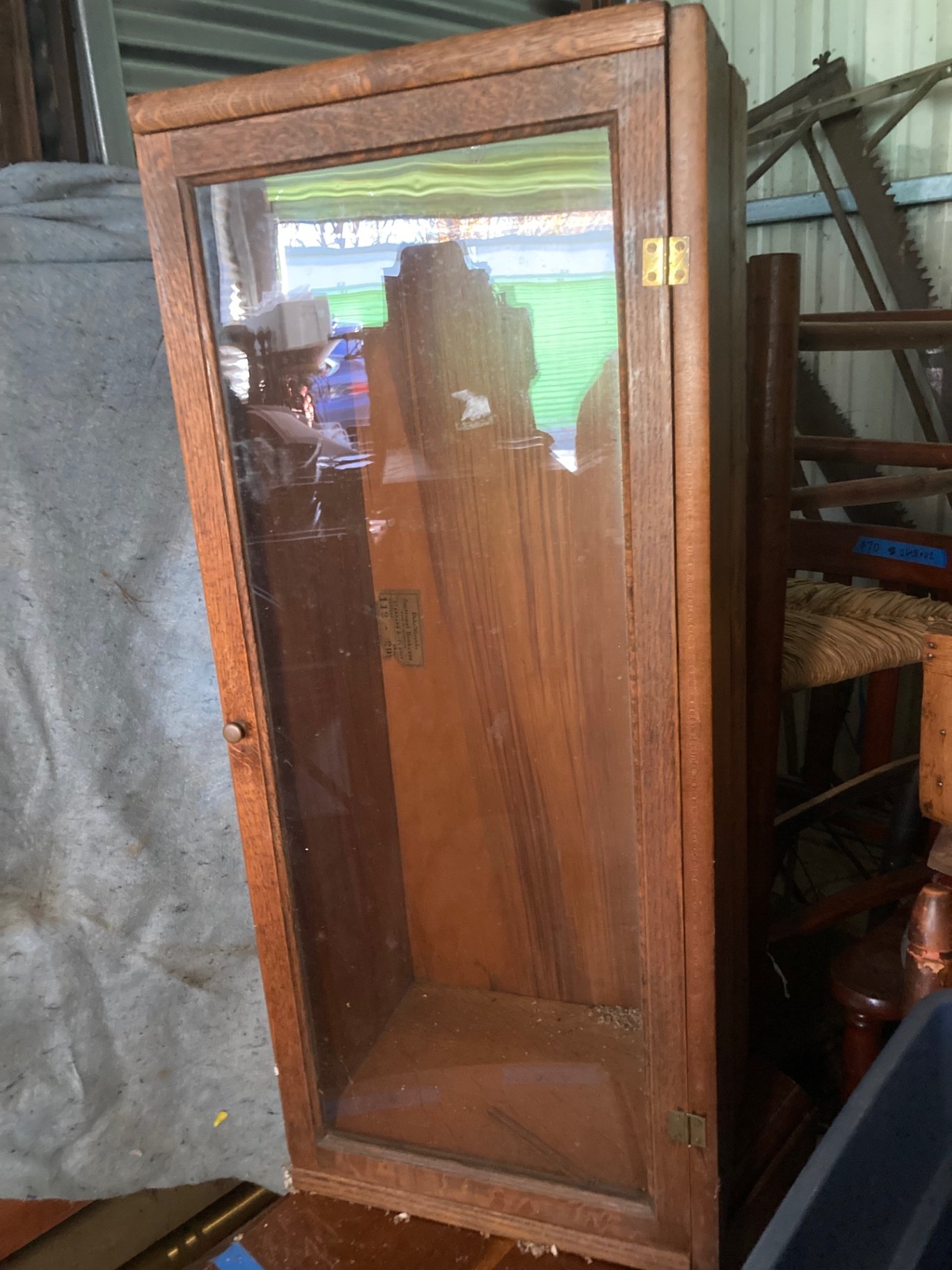 Antique Globe-Wernicke Glass-Front Bookcase Cabinet - image 1 of 9