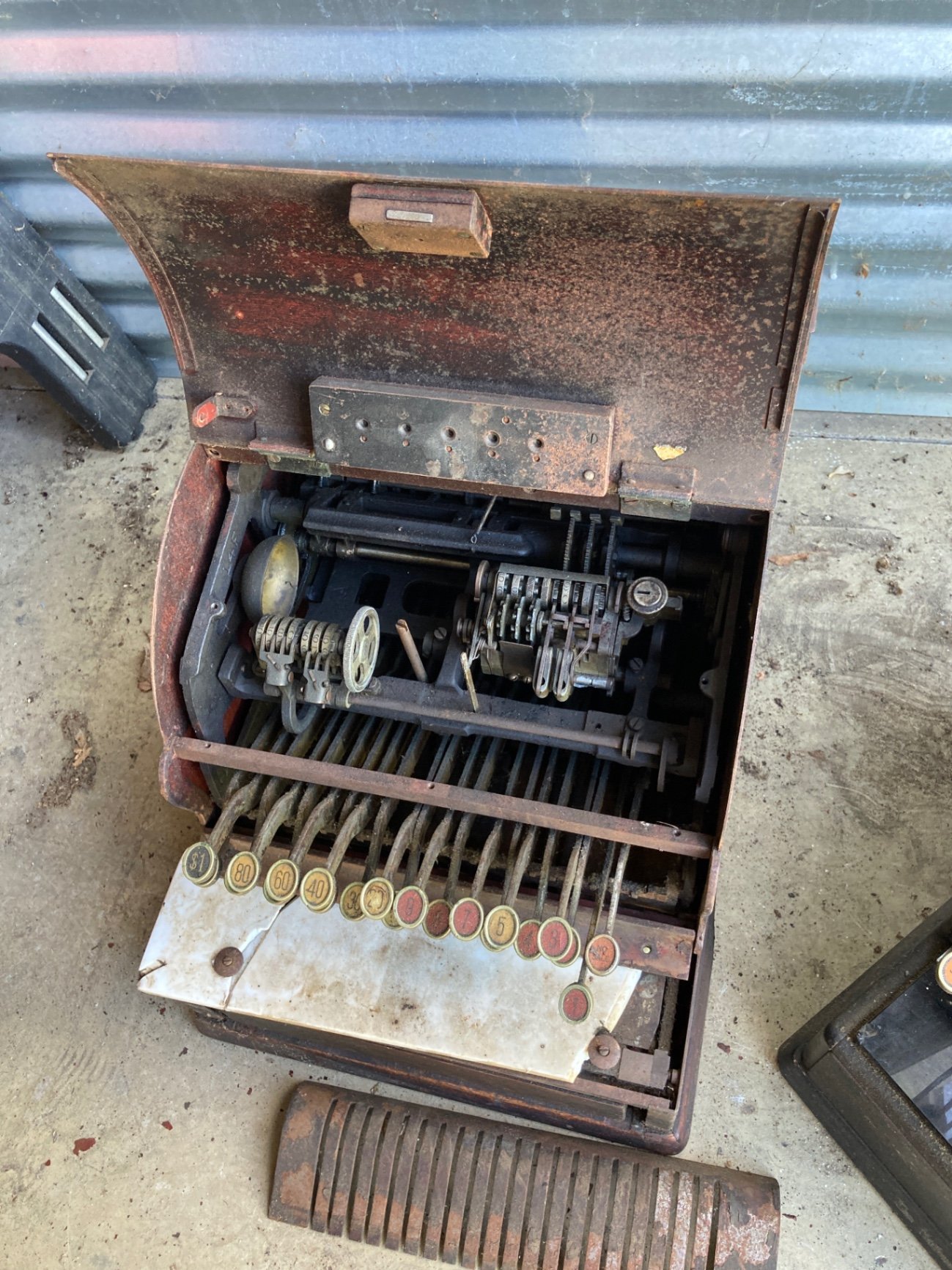 Two Vintage National Cash Registers - image 11 of 13