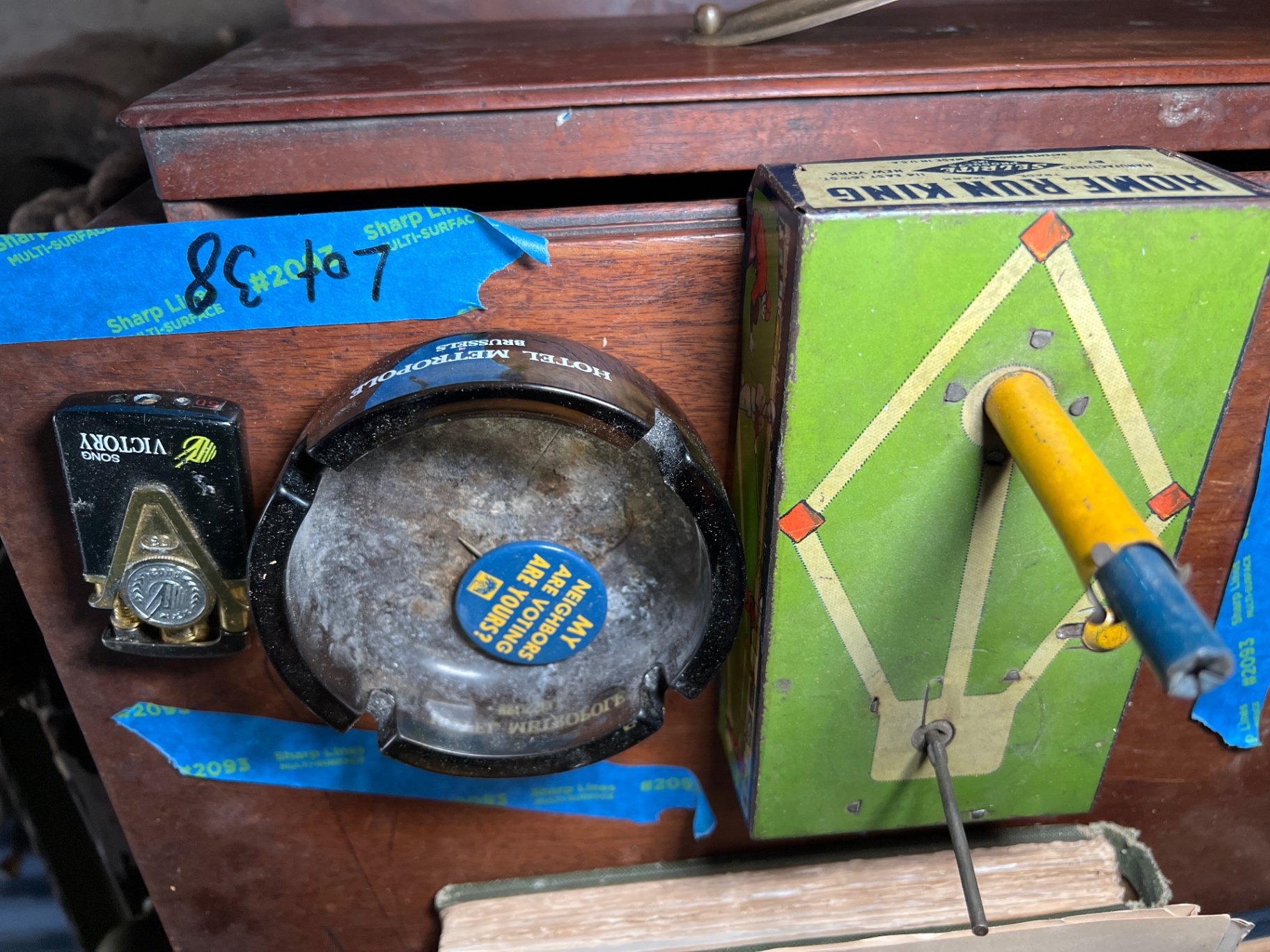 Home Run King vintage tabletop baseball game with coin-operated components - image 3 of 7