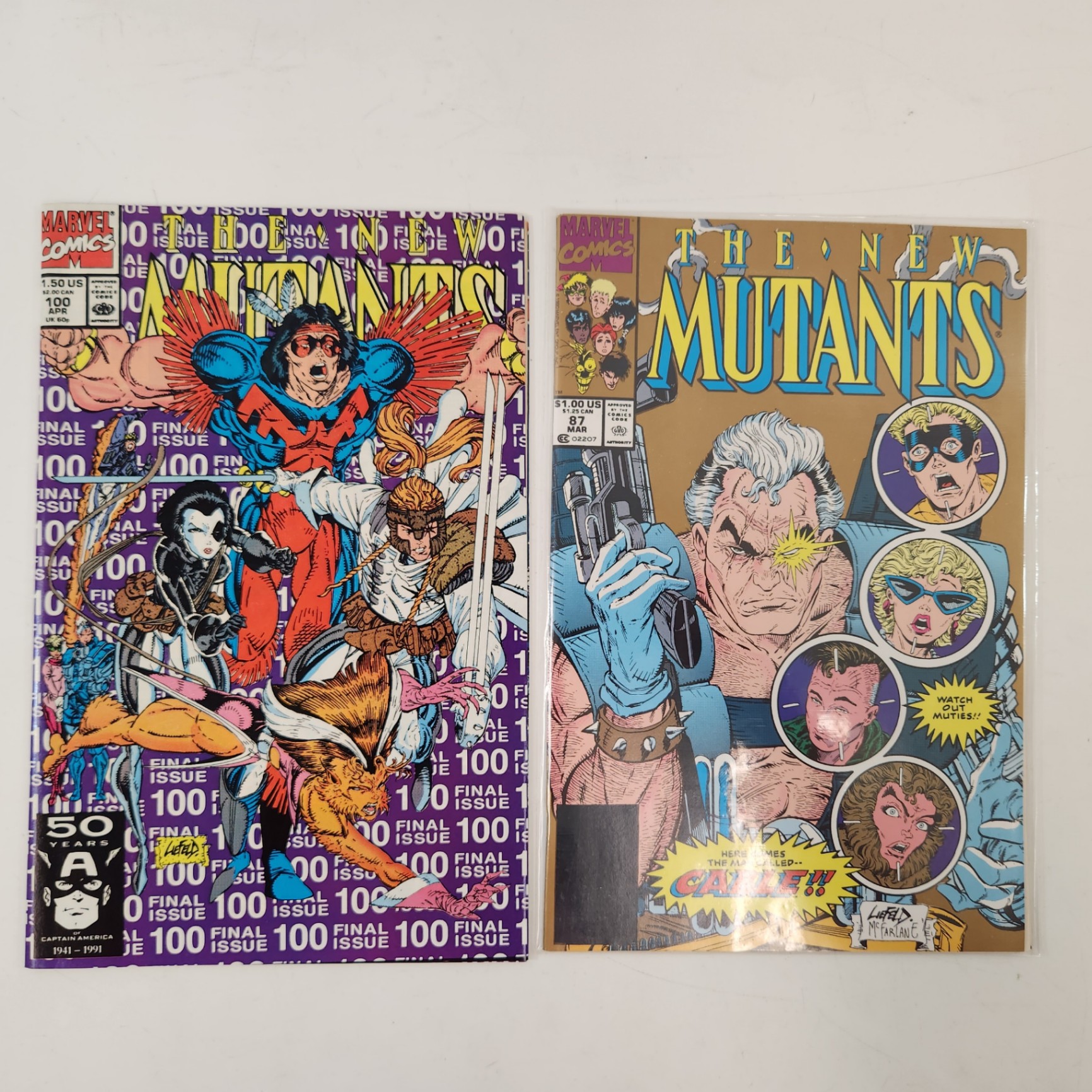 New Mutants 87 (Gold Cover) + 100 - image 1 of 6