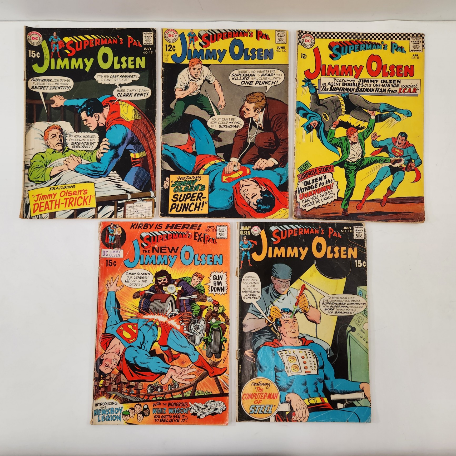 Supermans Pal Jimmy Olsen 92 120 121 130 133 - image 1 of 4