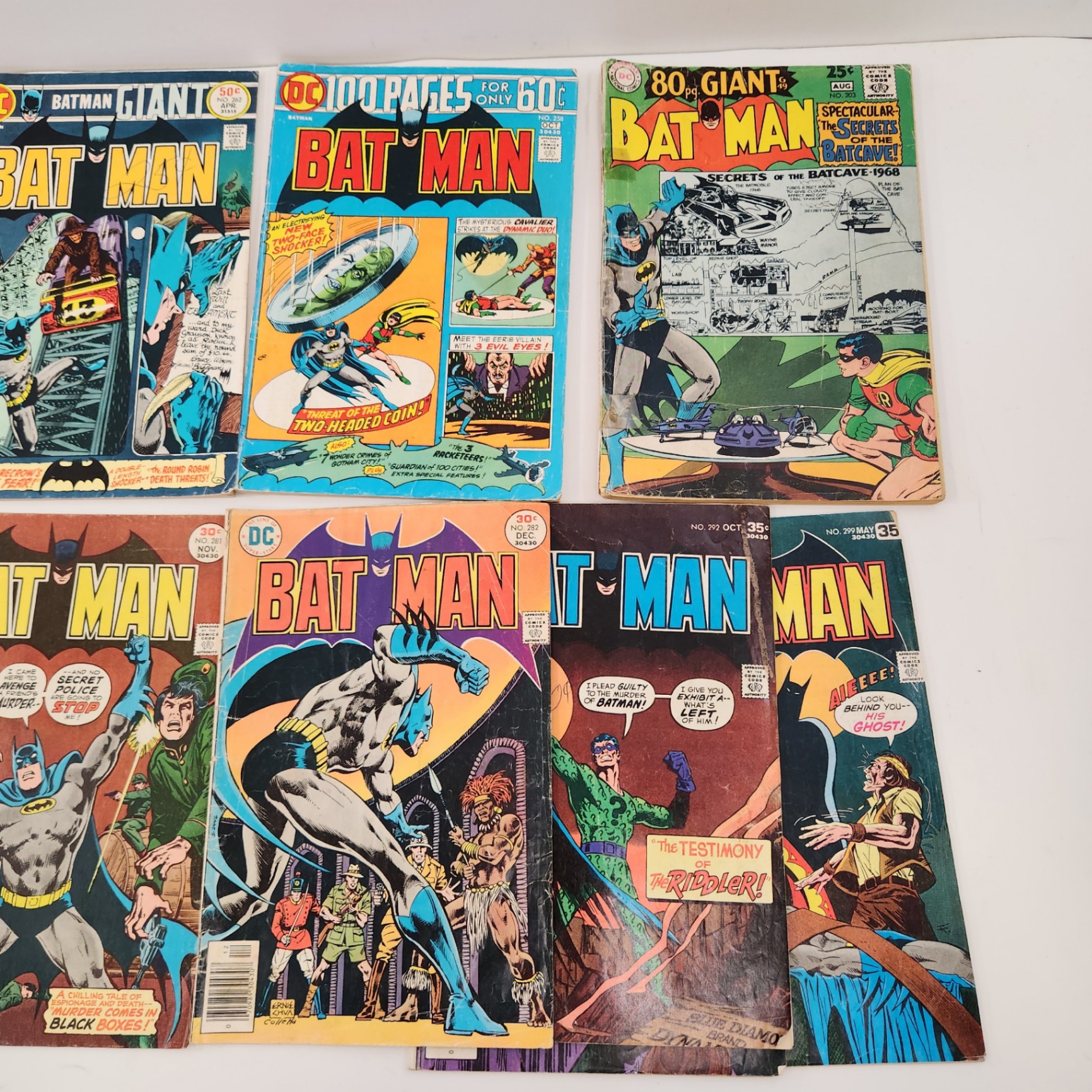 Batman 203 258 262 269 271-275 281 282 292 295 299 - image 3 of 5