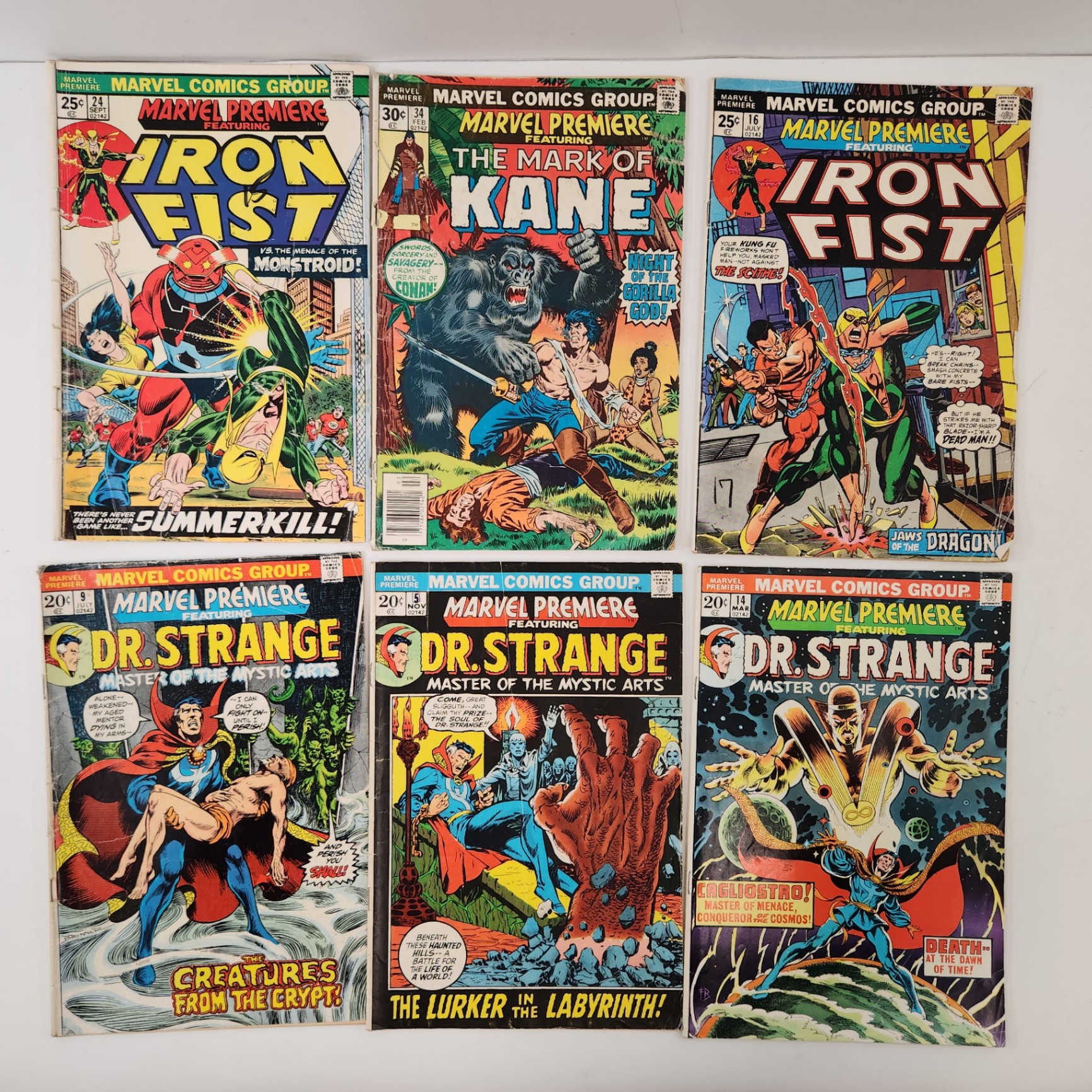 Marvel Premiere 5 9 14 16 24 34  - image 1 of 6