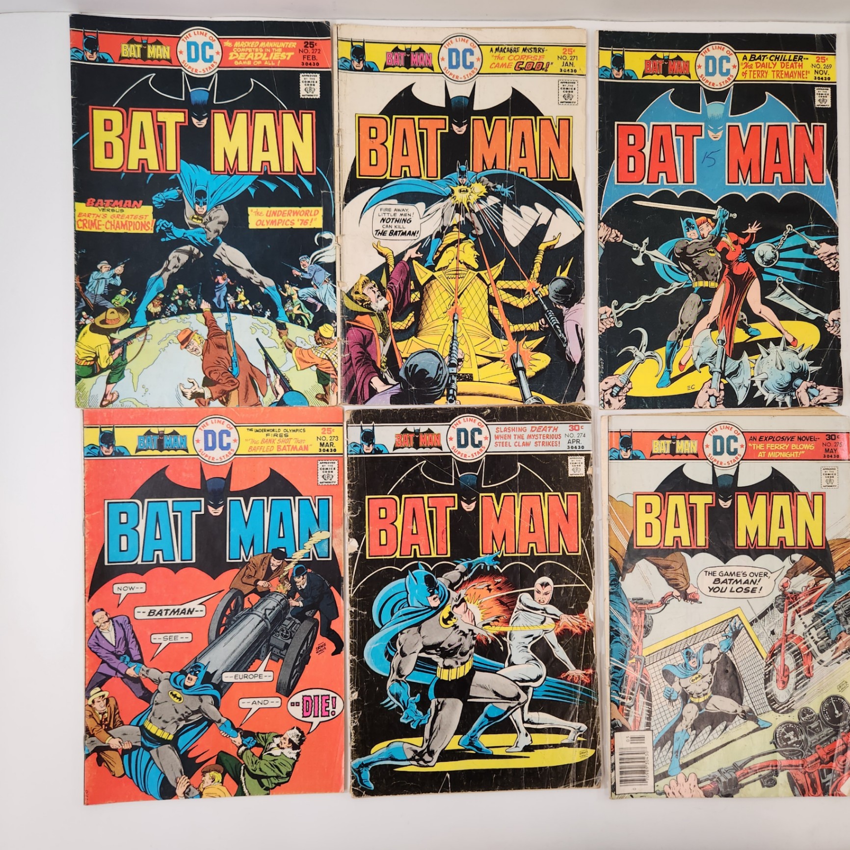 Batman 203 258 262 269 271-275 281 282 292 295 299 - image 2 of 5