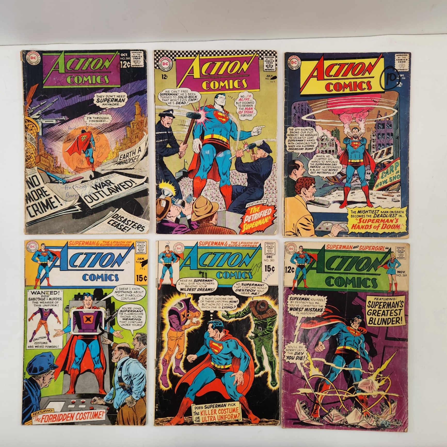 Action Comics 328,352,368,369,383,384  - image 1 of 5