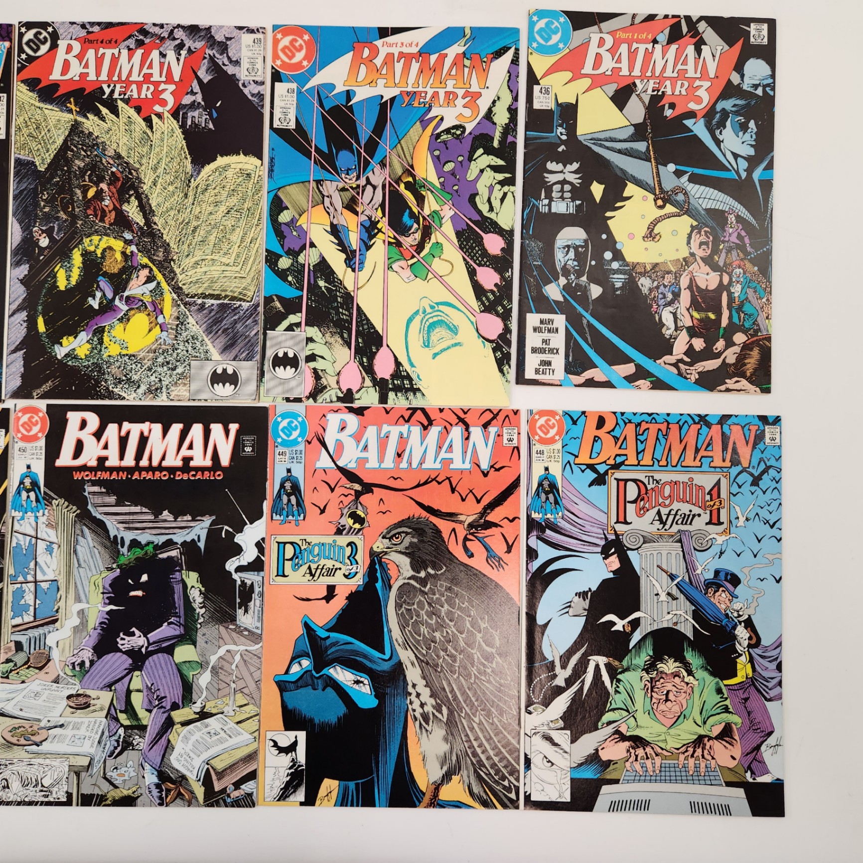 Batman 436,438,439,442,444,447-452 - image 3 of 5