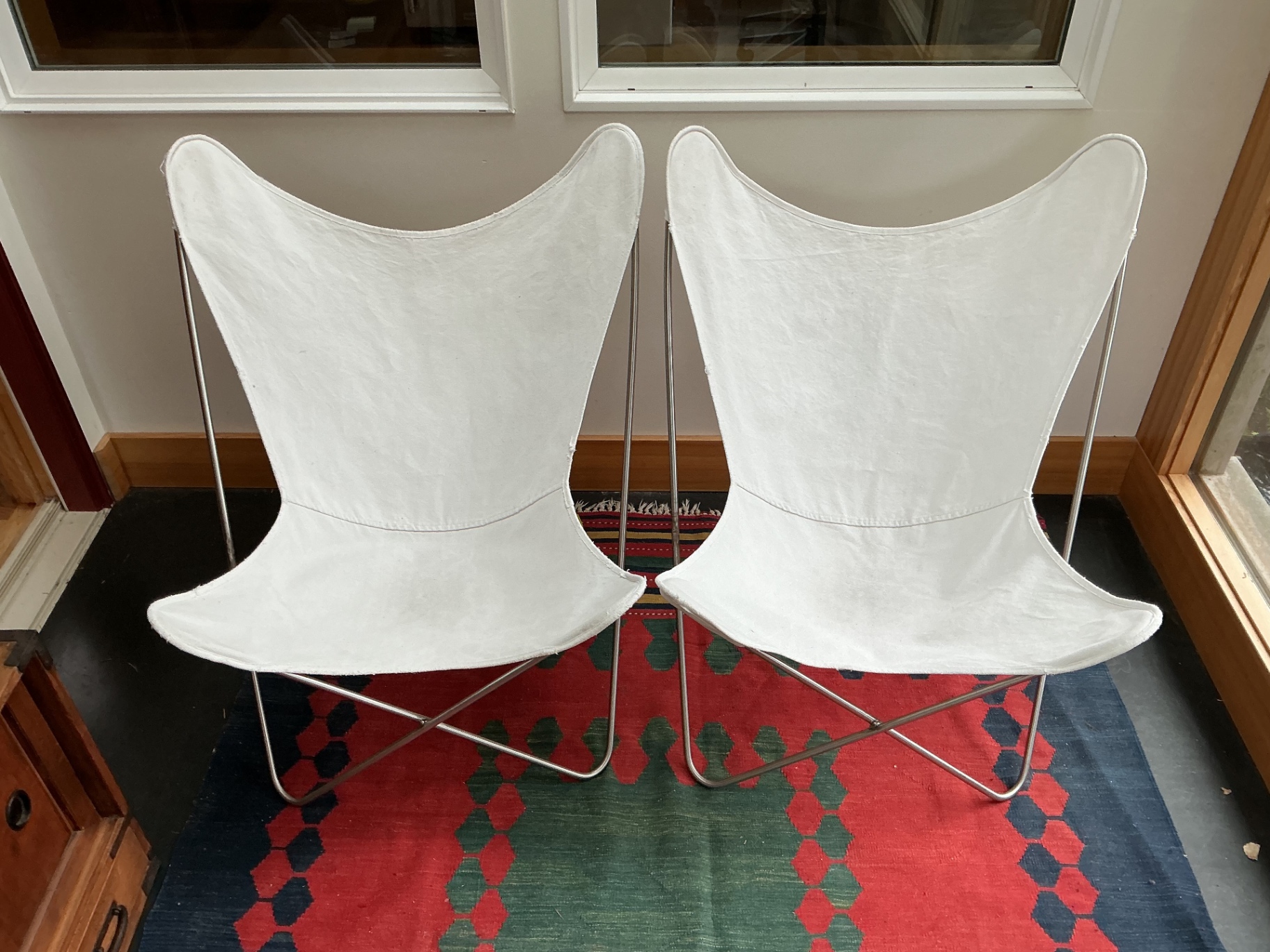 2 Butterfly Chairs - image 1 of 3