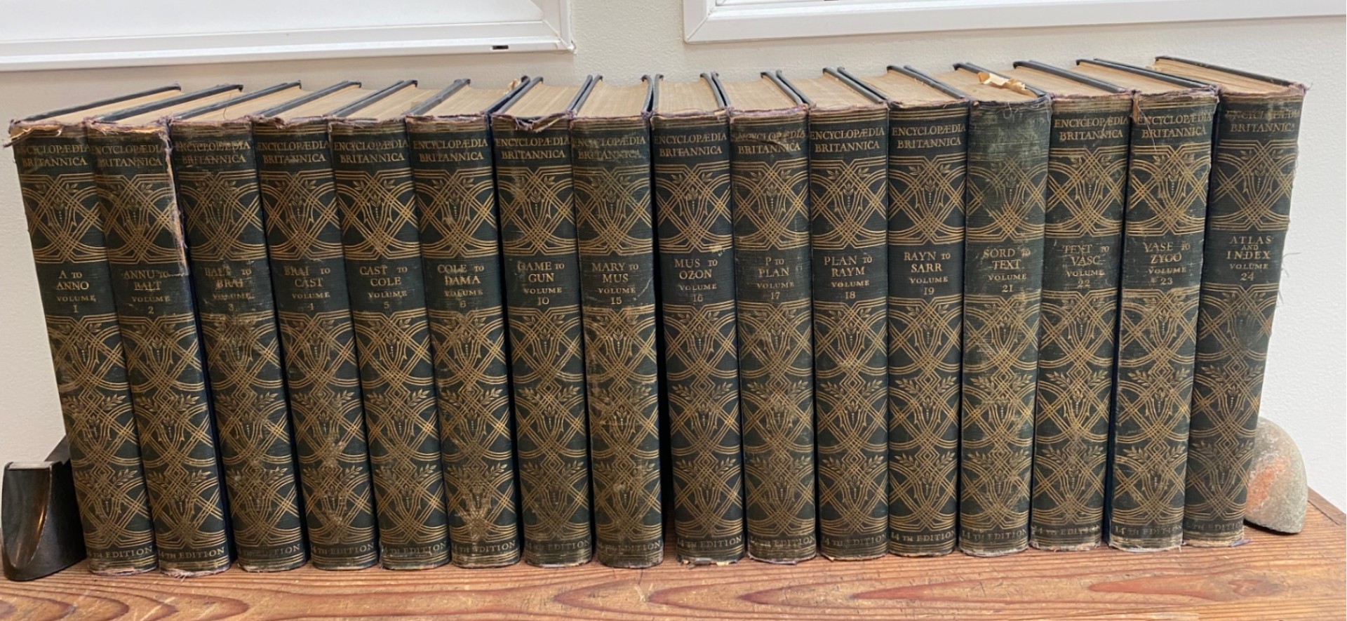 1929 Assorted Encyclopedia Brittanica - image 2 of 5
