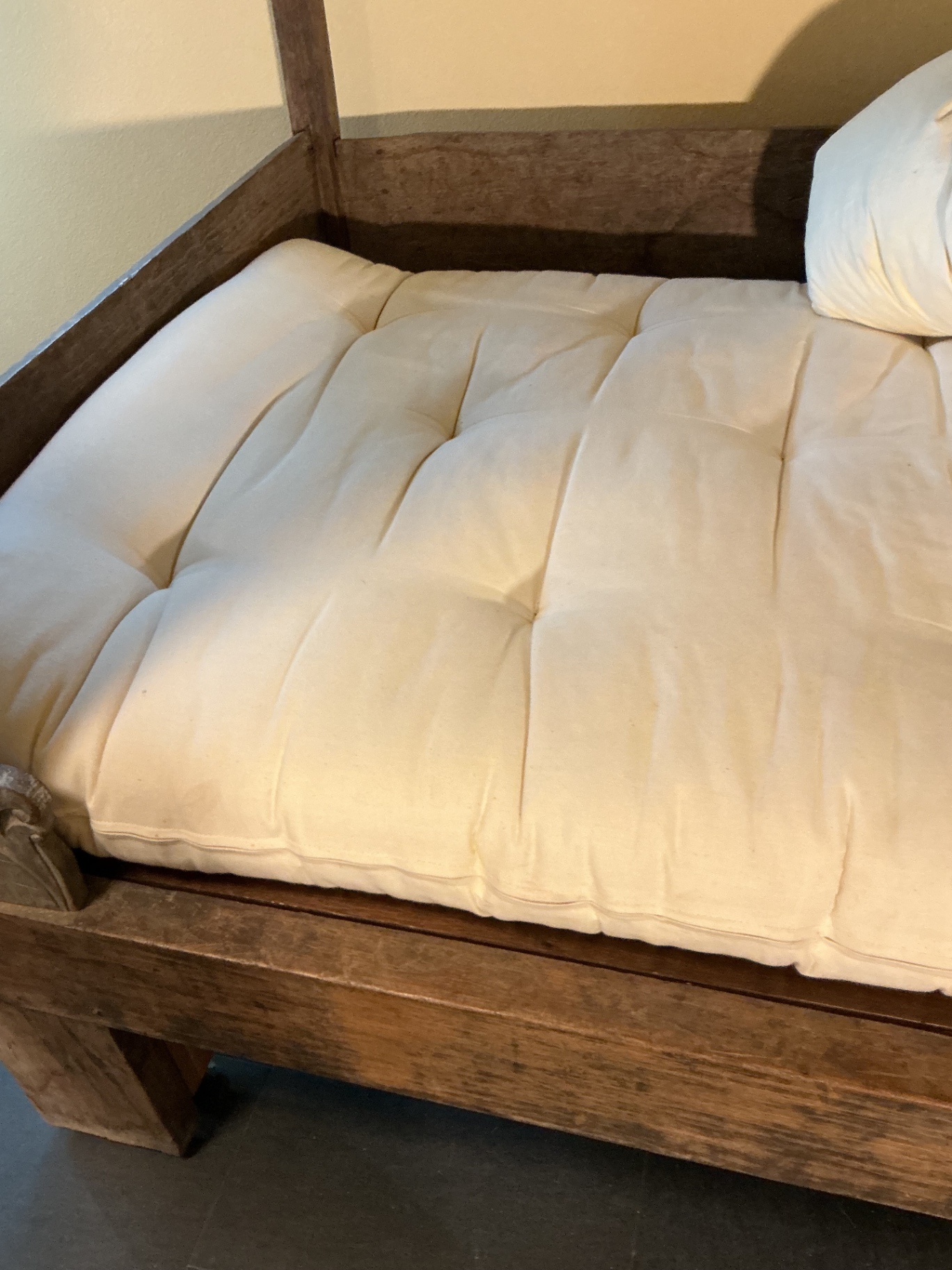 Vintage Hand Carved Indonesian Canopy bed - image 9 of 9