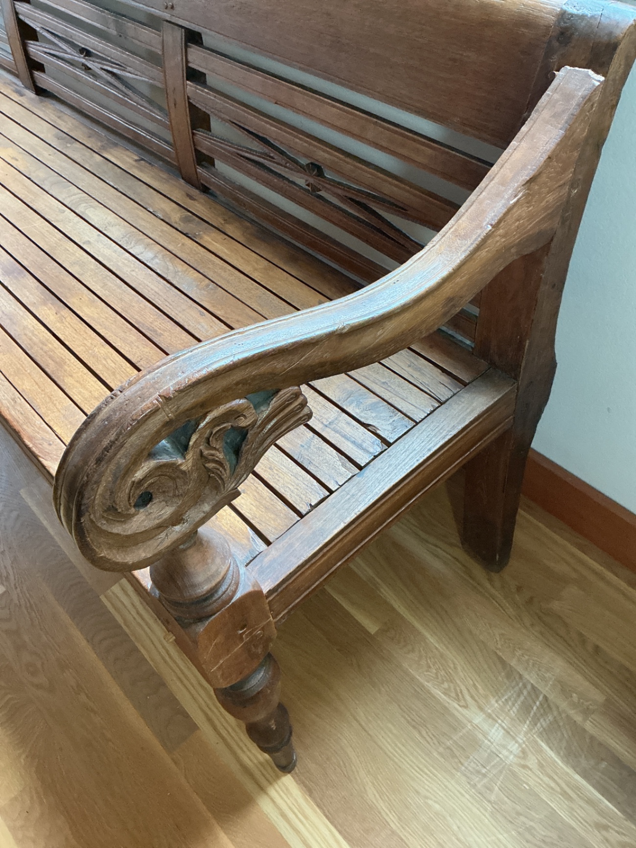 Indonesian Solid wood bench - image 2 of 5