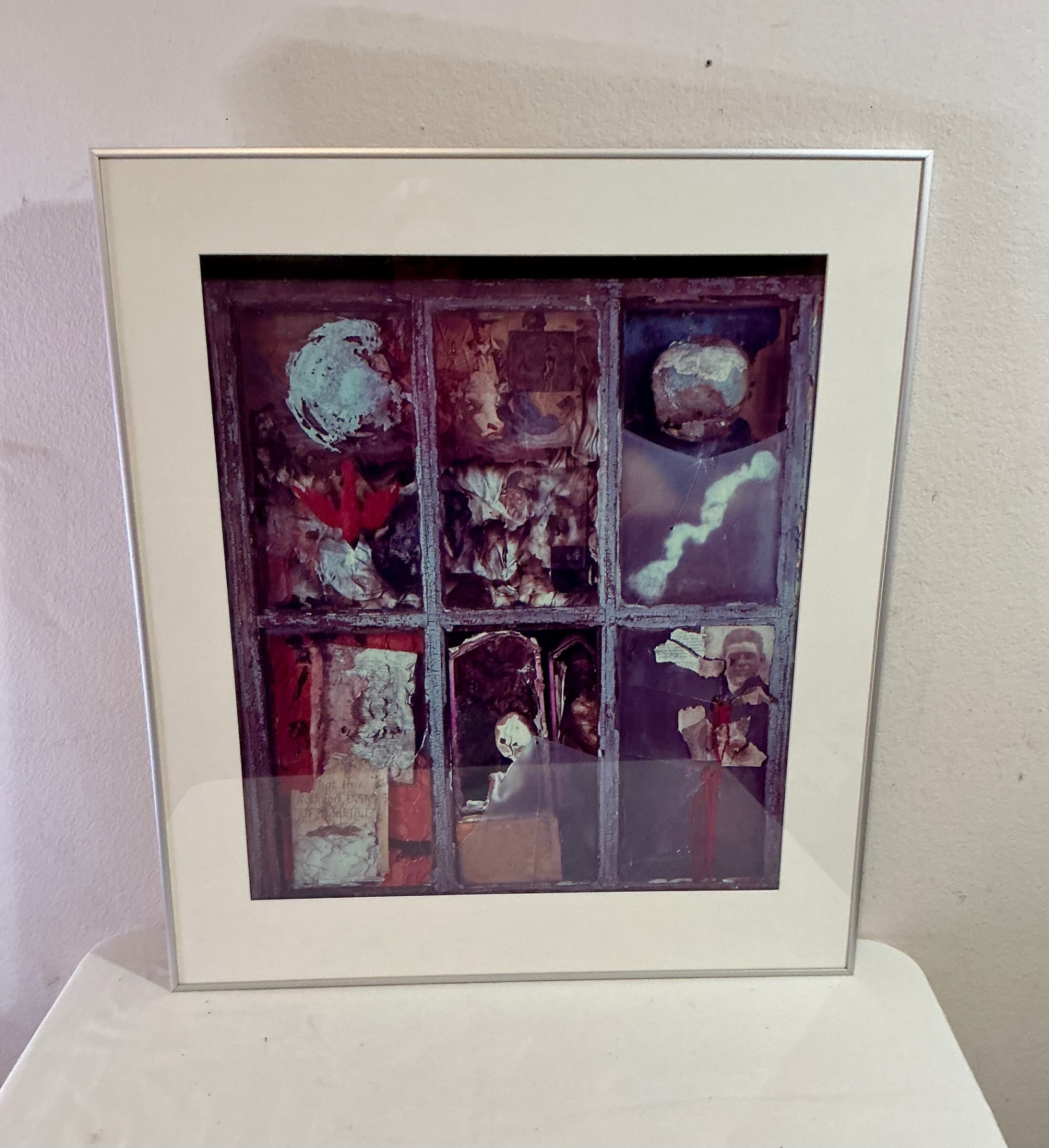 Large Rustic Window framed photo art - image 1 of 5