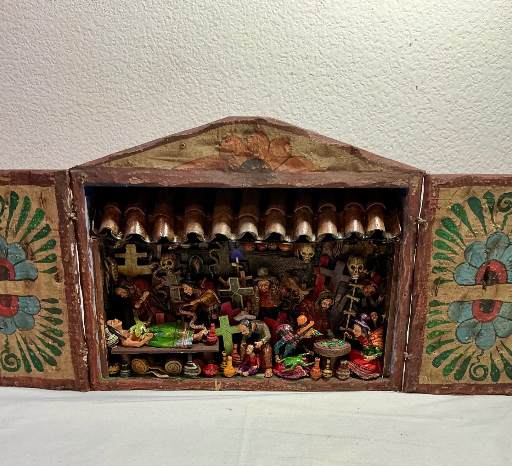 Pair of Peruvian Retablo - image 7 of 8