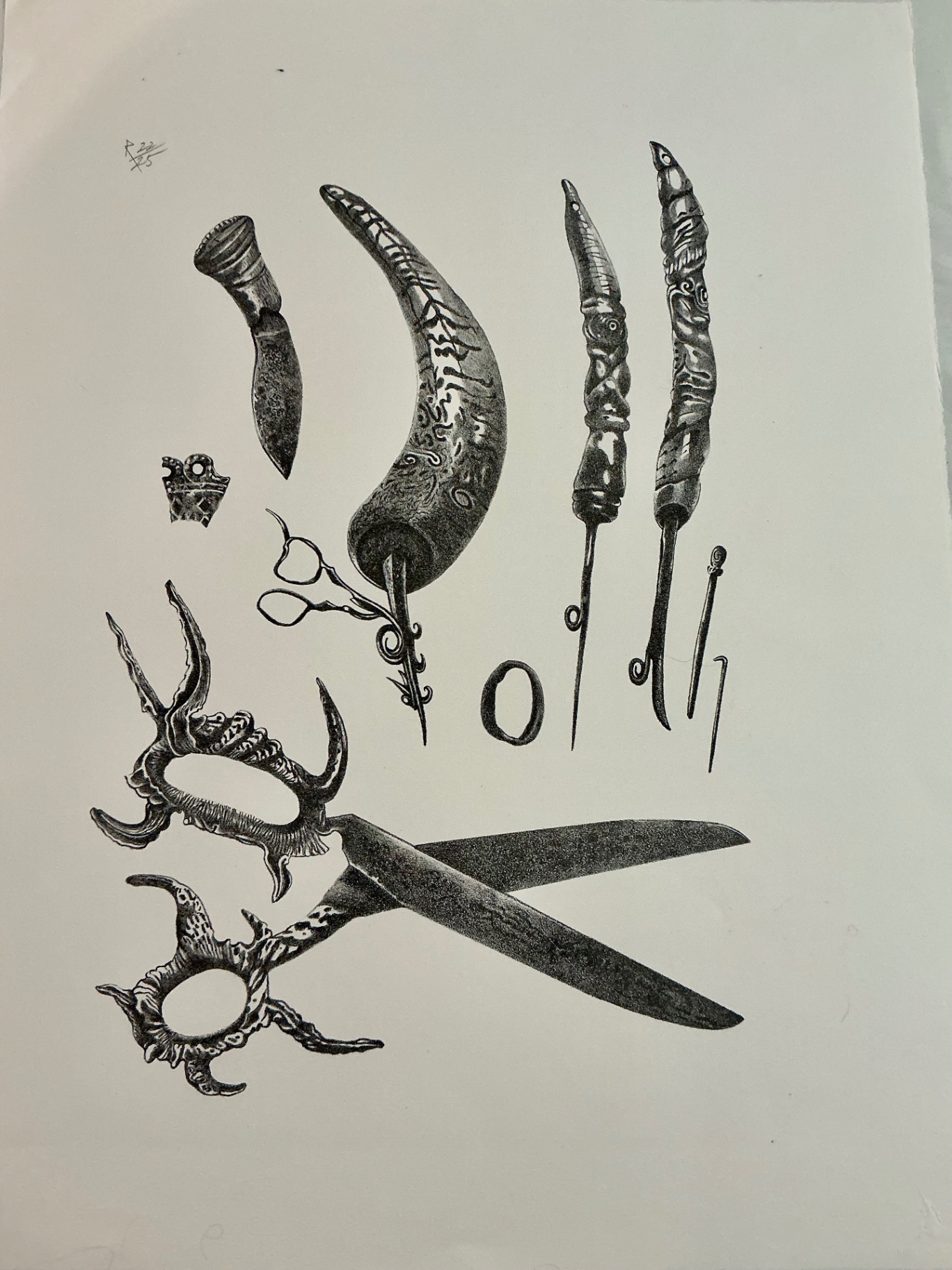 Five More numbered prints by Rikki on paper - image 11 of 12