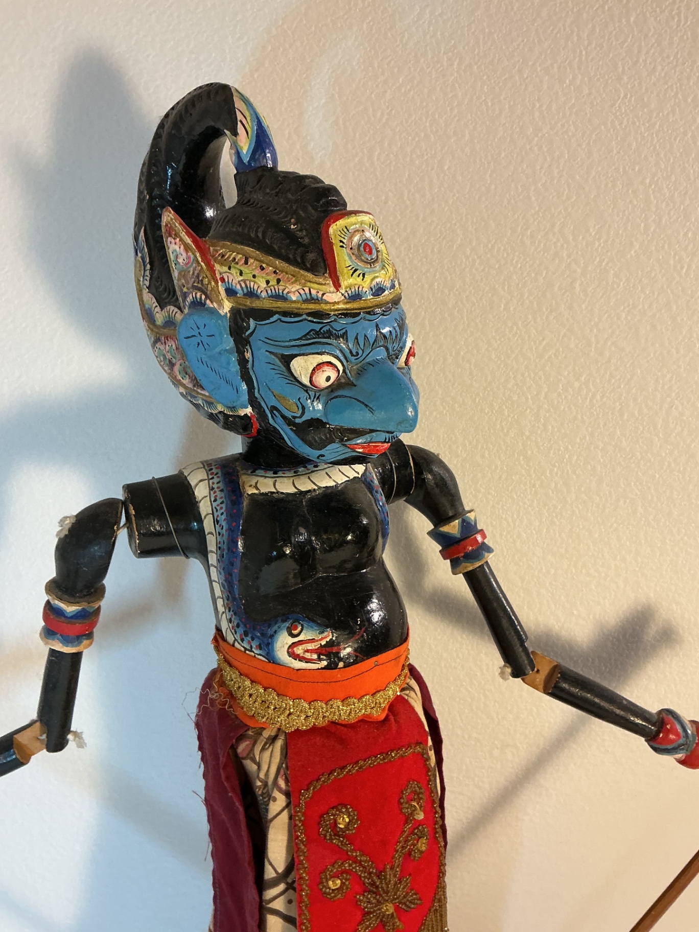Balinese wooden Puppet #2 - image 3 of 7