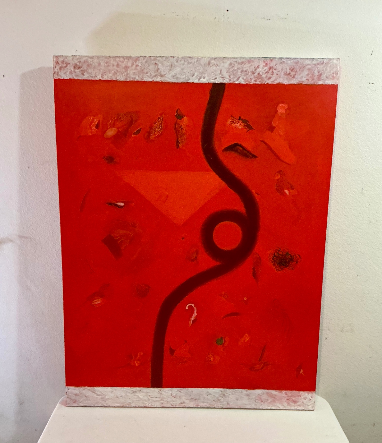 Original Painted Canvas, Alphabet of Desire by Rikki Ducornet - image 1 of 5