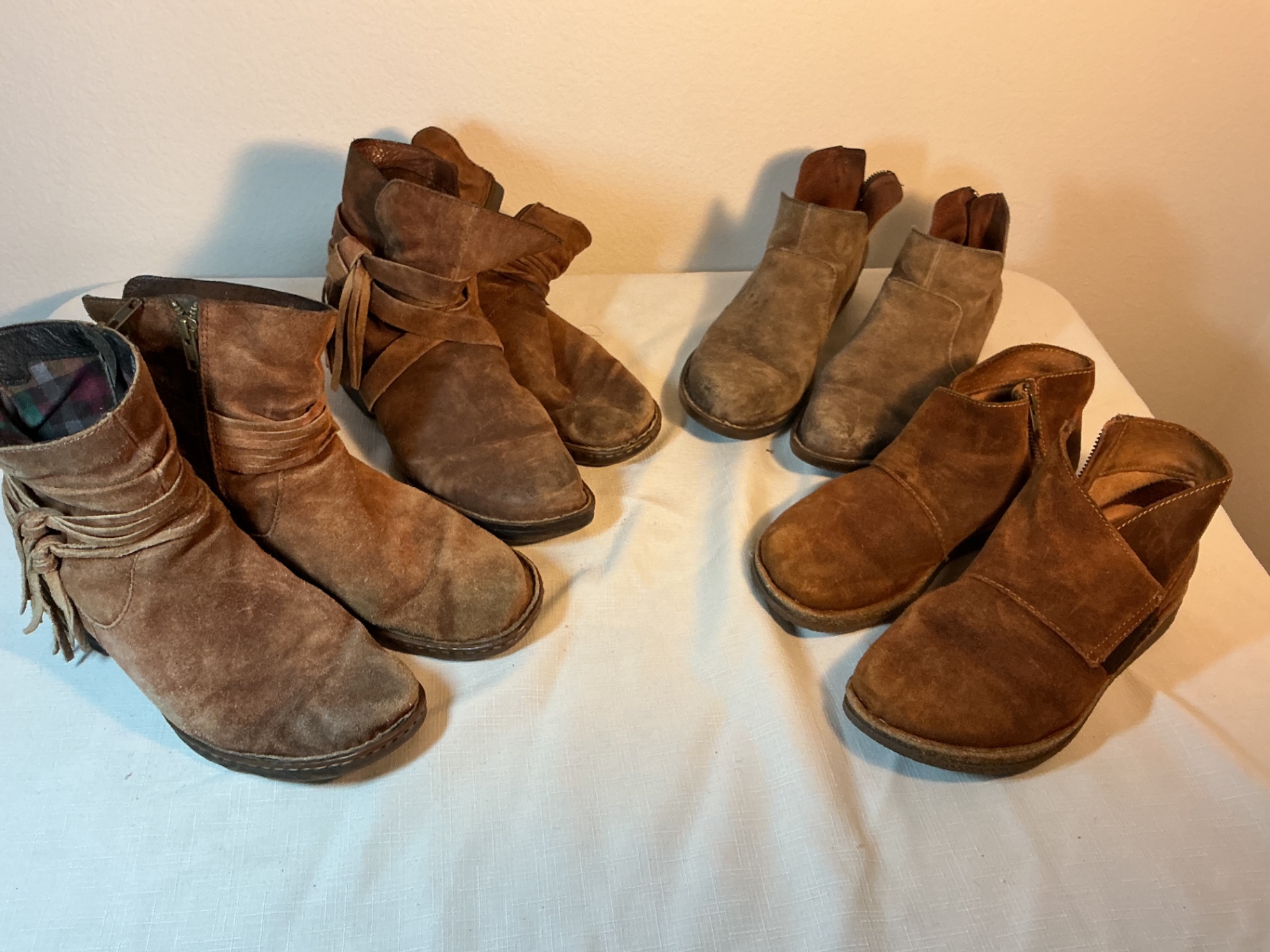 Born Suede Booties - image 1 of 11