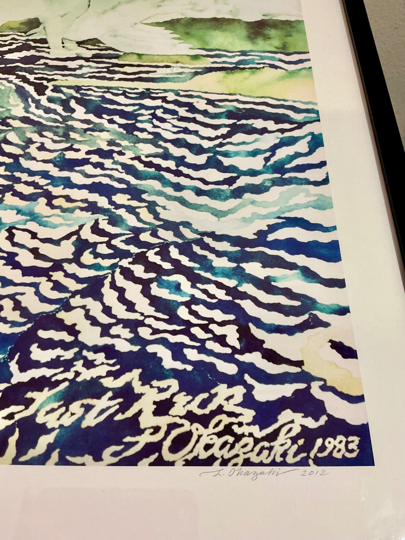 Framed, signed, numbered Linda Okazaki print - image 5 of 5